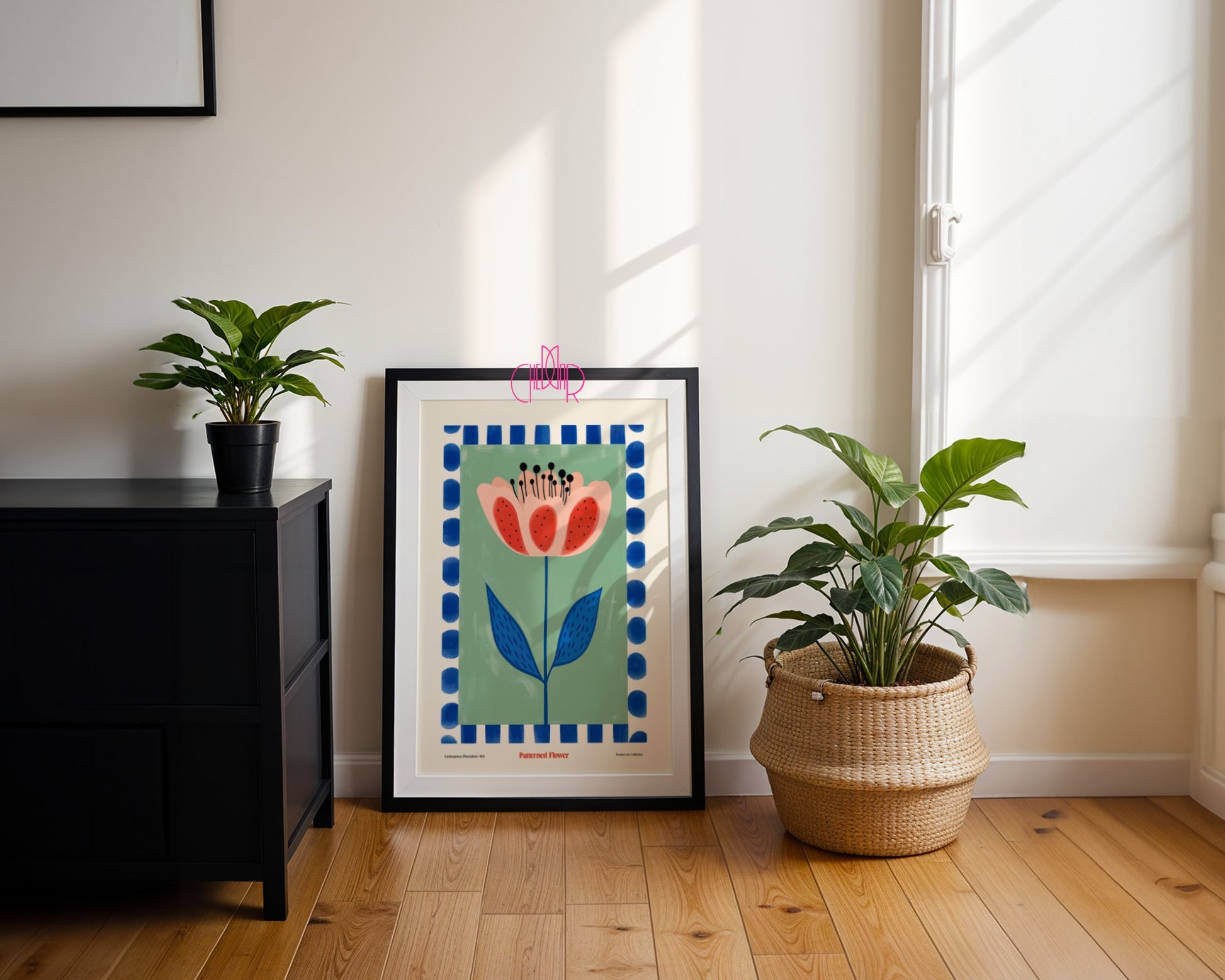 Plakat Rozkwitający Kwiat, Modern Art Collection, sztuka współczesna