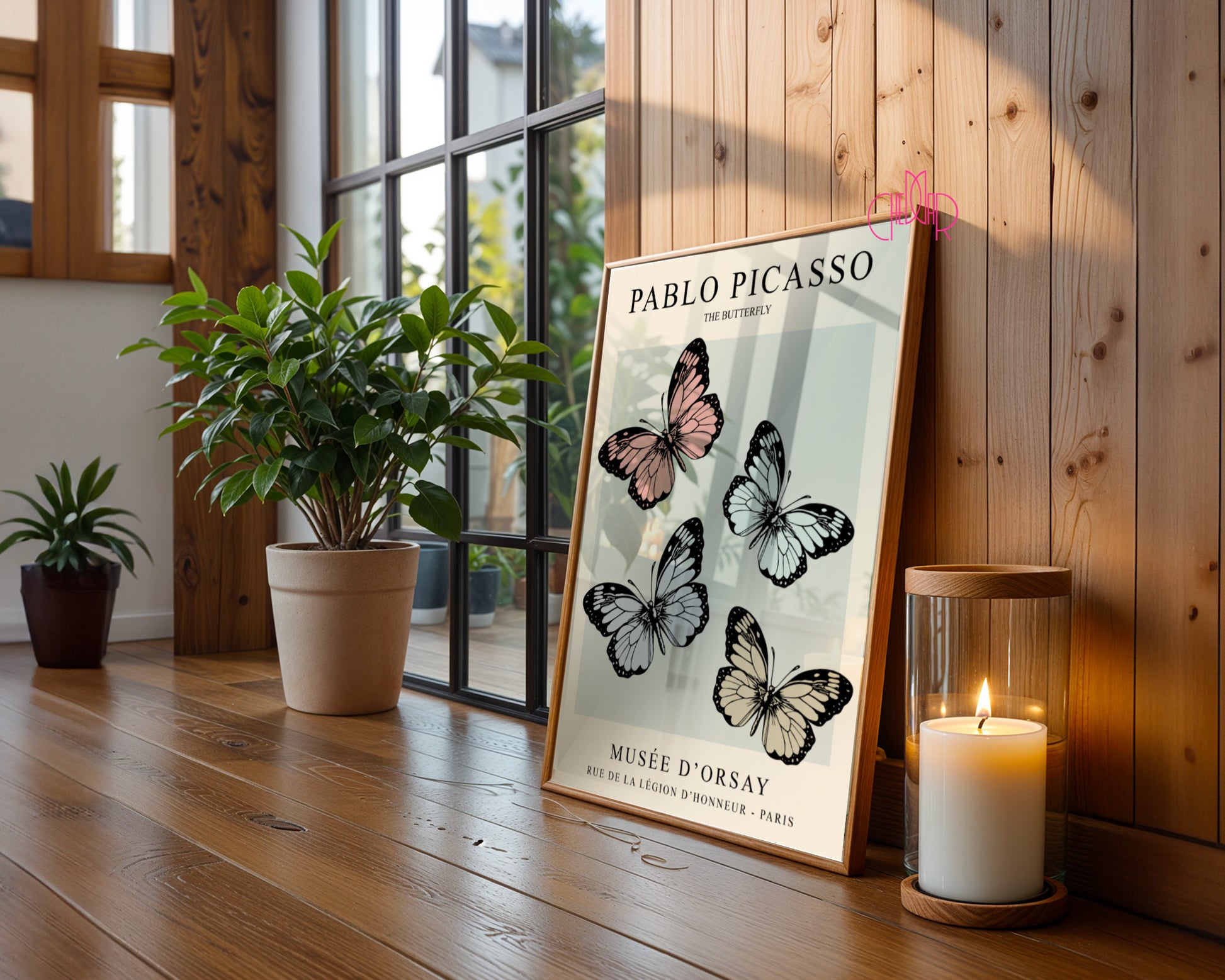 Pablo Picasso – The Butterfly Musée d’Orsay Exhibition Poster