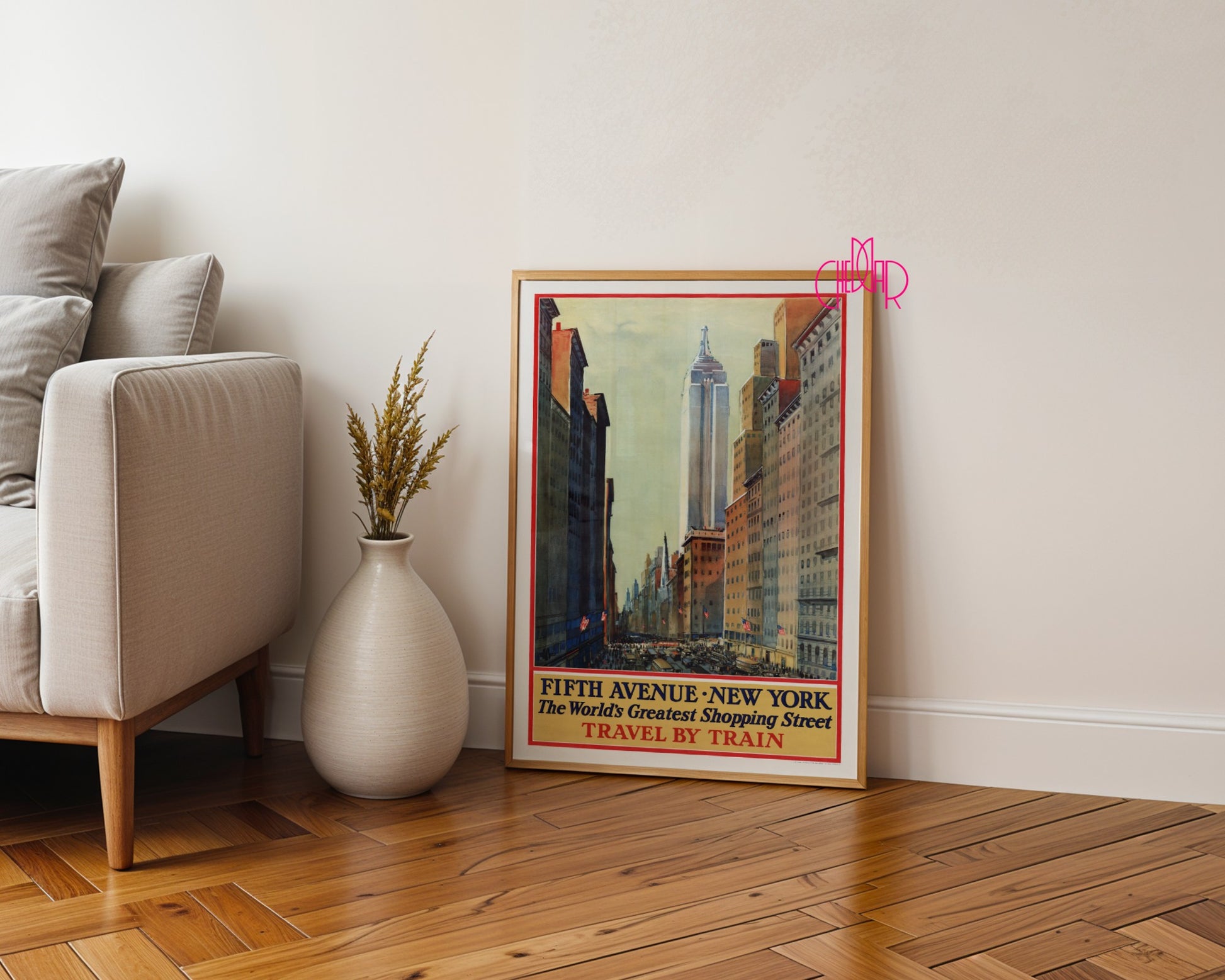 Plakat Retro – Fifth Avenue, New York – The World’s Greatest Shopping Street, 1920s