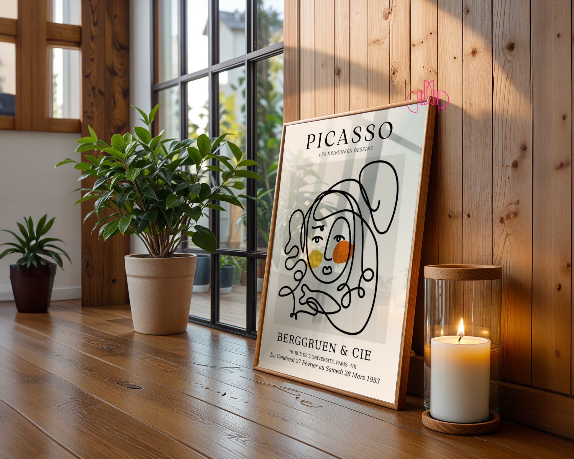 Pablo Picasso – Berggruen & Cie Abstract Portrait Sketch