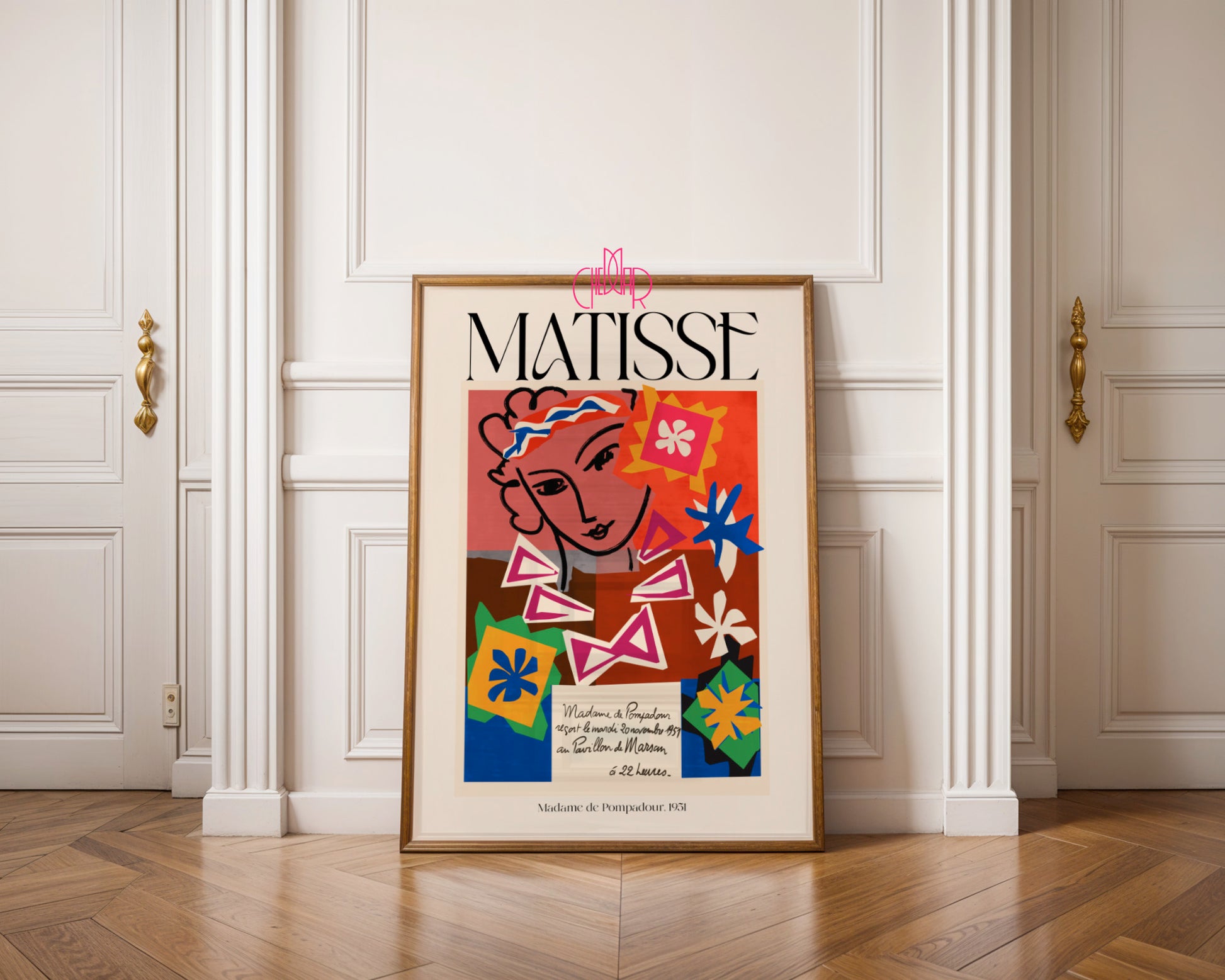 Matisse – Large Decoration with Masks (1953) | Plakat Galeryjny Floral