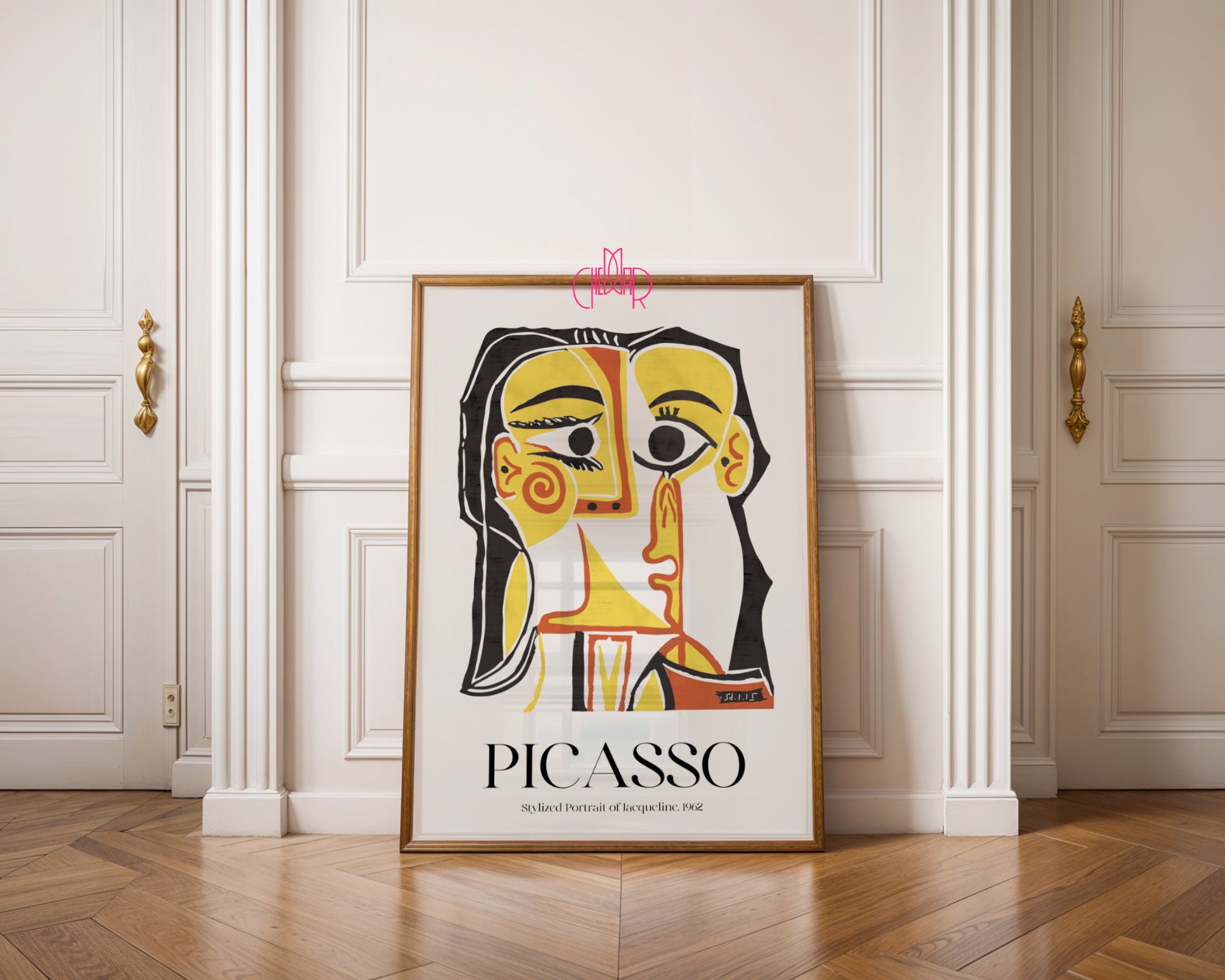 Picasso – Stylized Portrait of Jacqueline 1962 | Plakat Galeryjny Cubist