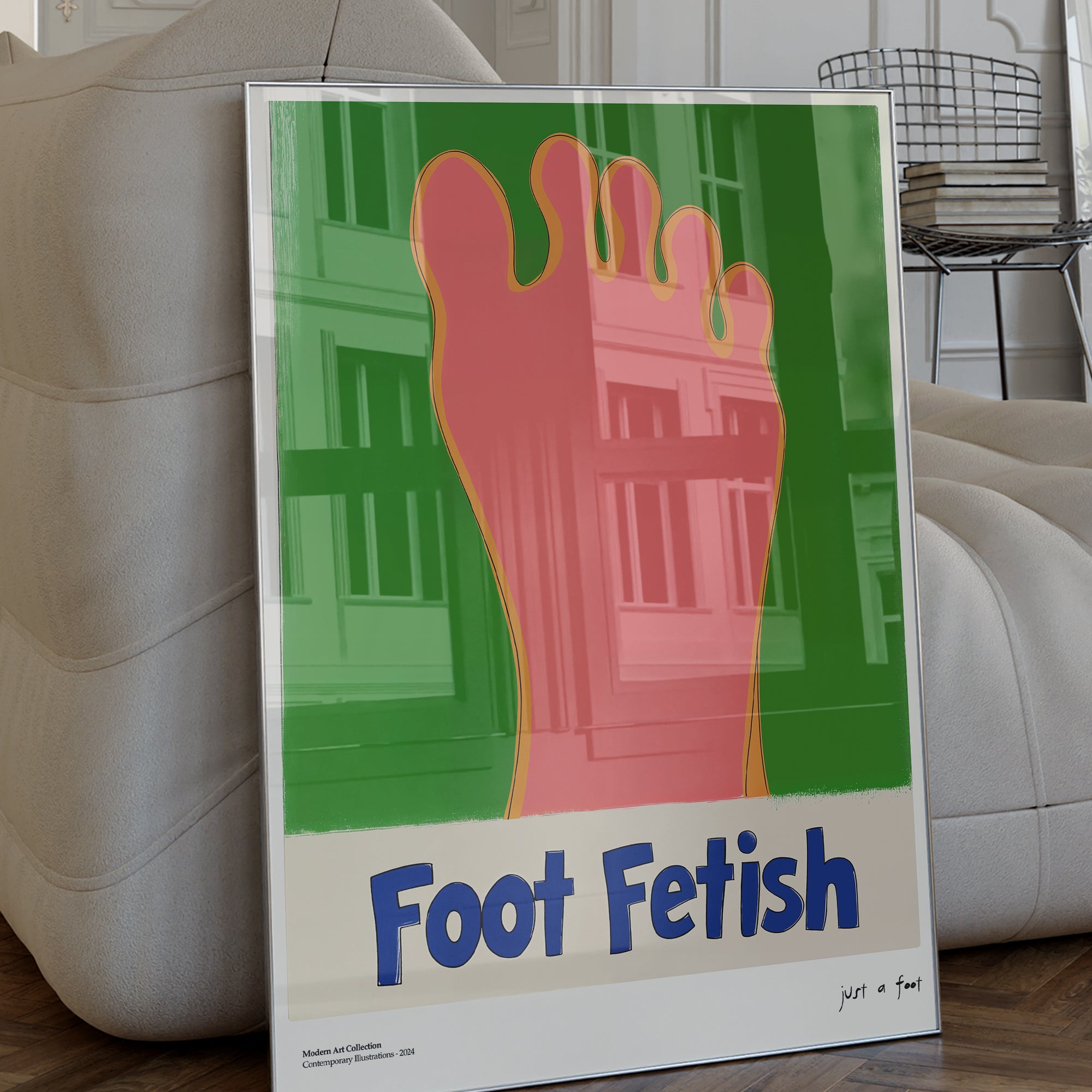 Plakat „Foot Fetish” – Odważny Akcent dla Kolekcjonerów Osobliwości!