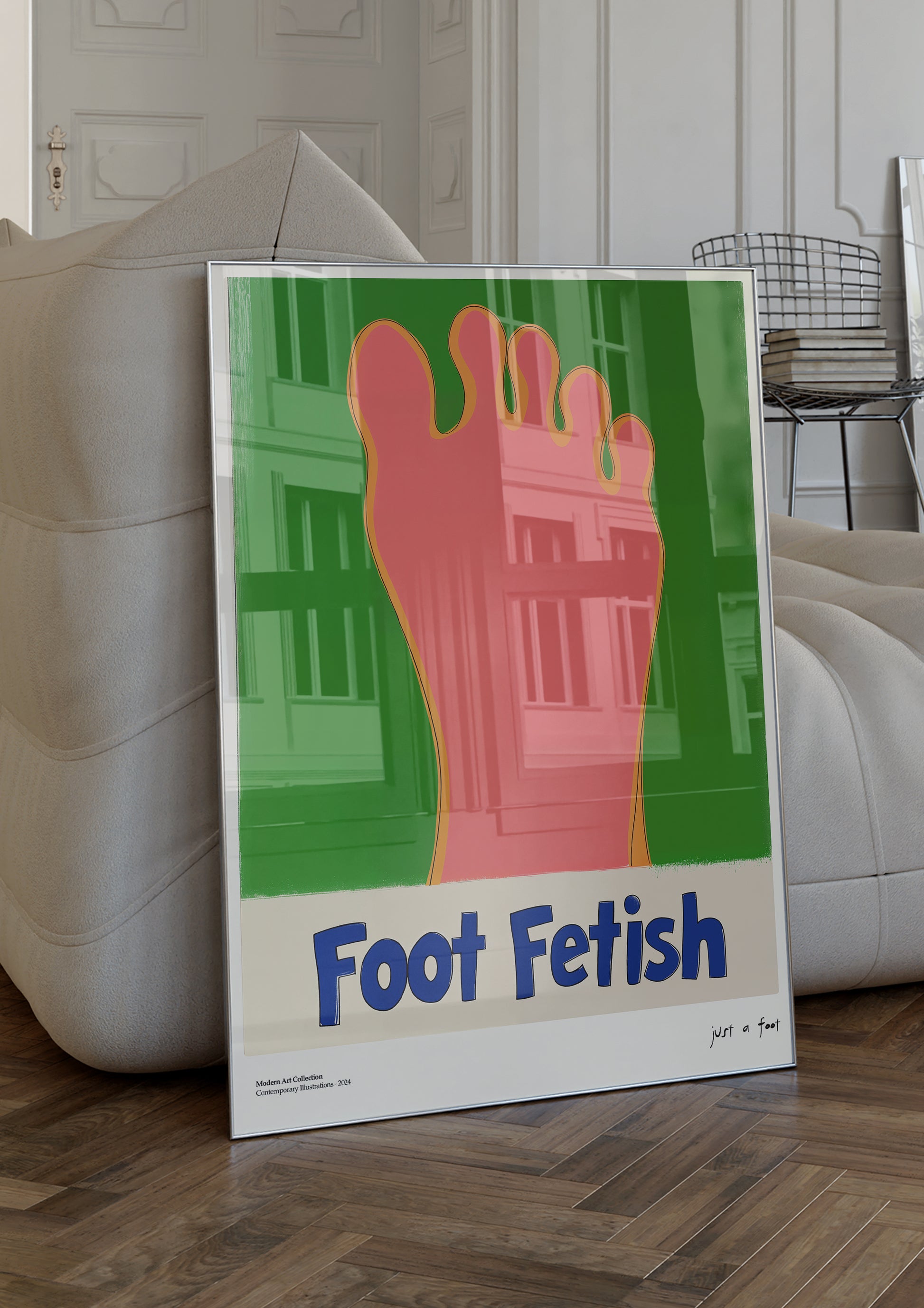 Plakat „Foot Fetish” – Odważny Akcent dla Kolekcjonerów Osobliwości!
