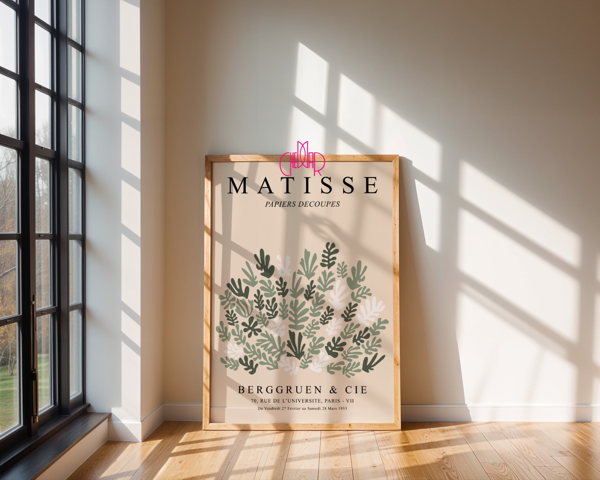 Matisse Flowers & Plants – Berggruen & Cie Exhibition Poster