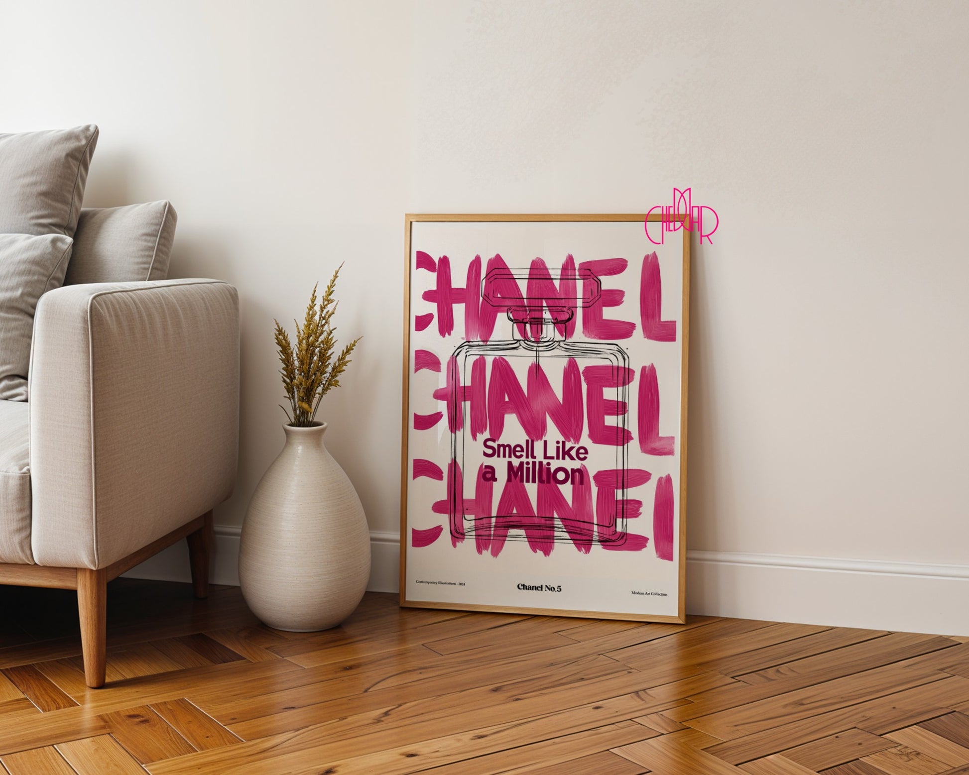 Plakat no.5, Chanel, Small lika a Million, humorystyczny
