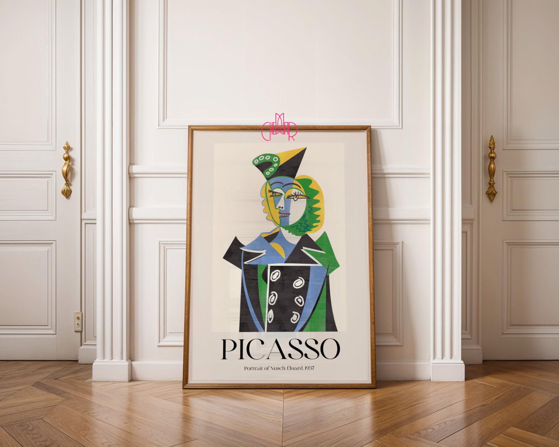 Picasso – Portrait of Nusch Éluard 1937 | Plakat Galeryjny Fauve Kubistyczna wibracja barw i poetycka dusza