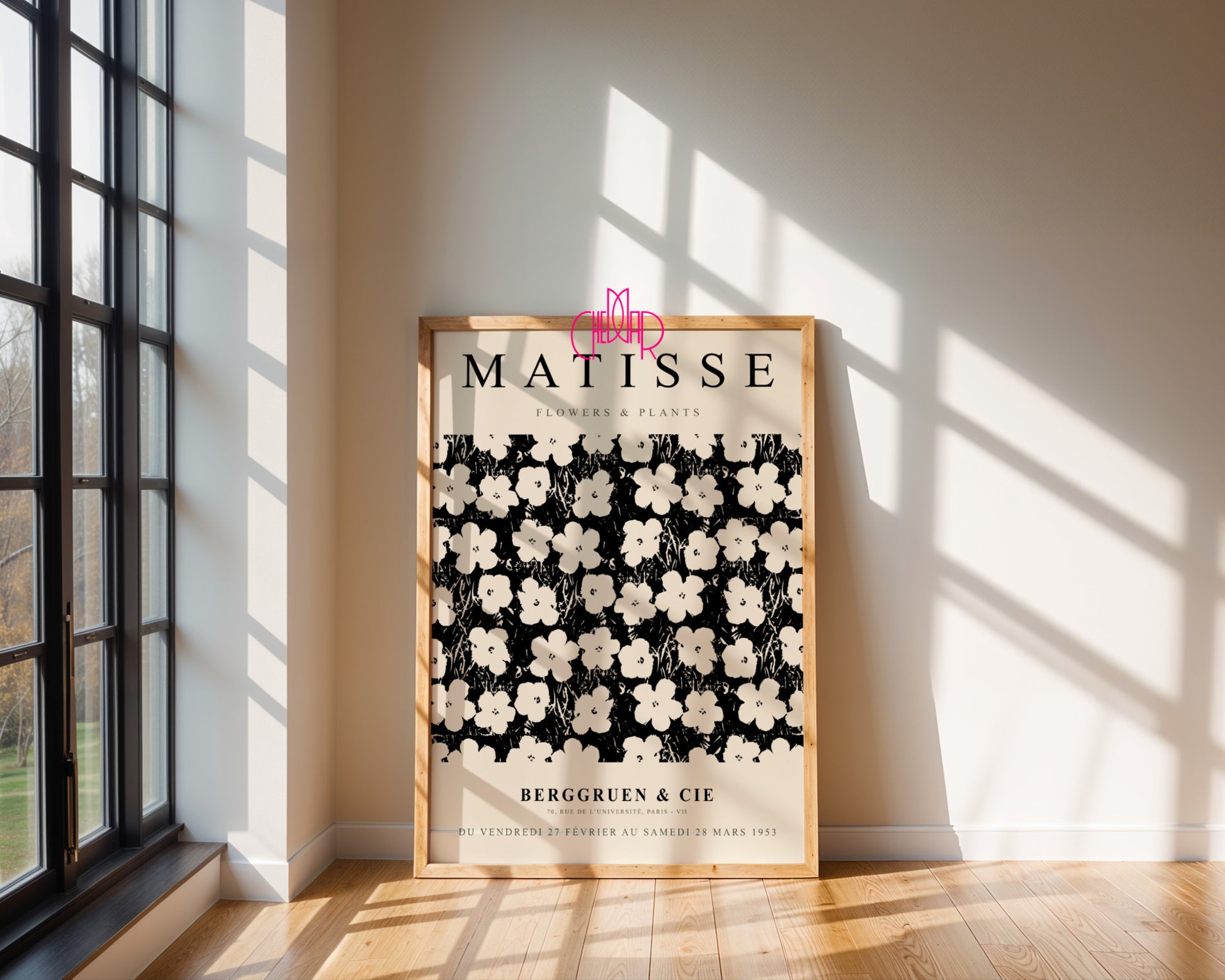 Henri Matisse – Flowers & Plants – Berggruen & Cie Exhibition Poster