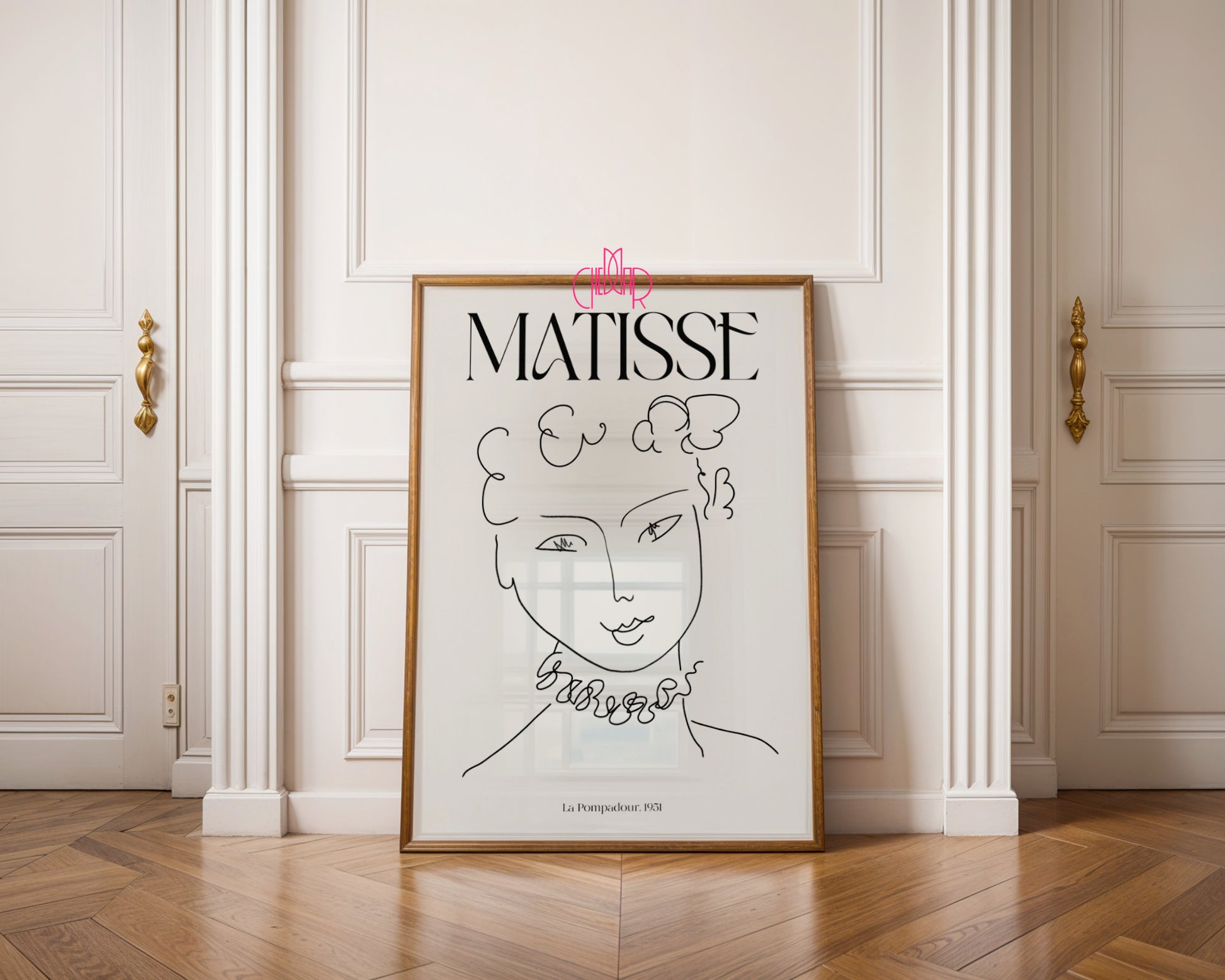 Matisse – La Pompadour 1951 | Plakat Galeryjny Line Art