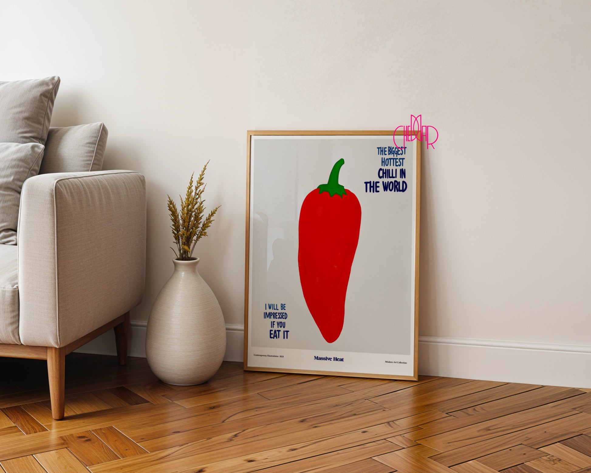 Plakat The Biggest Hottest Chilli in the World, modernizm