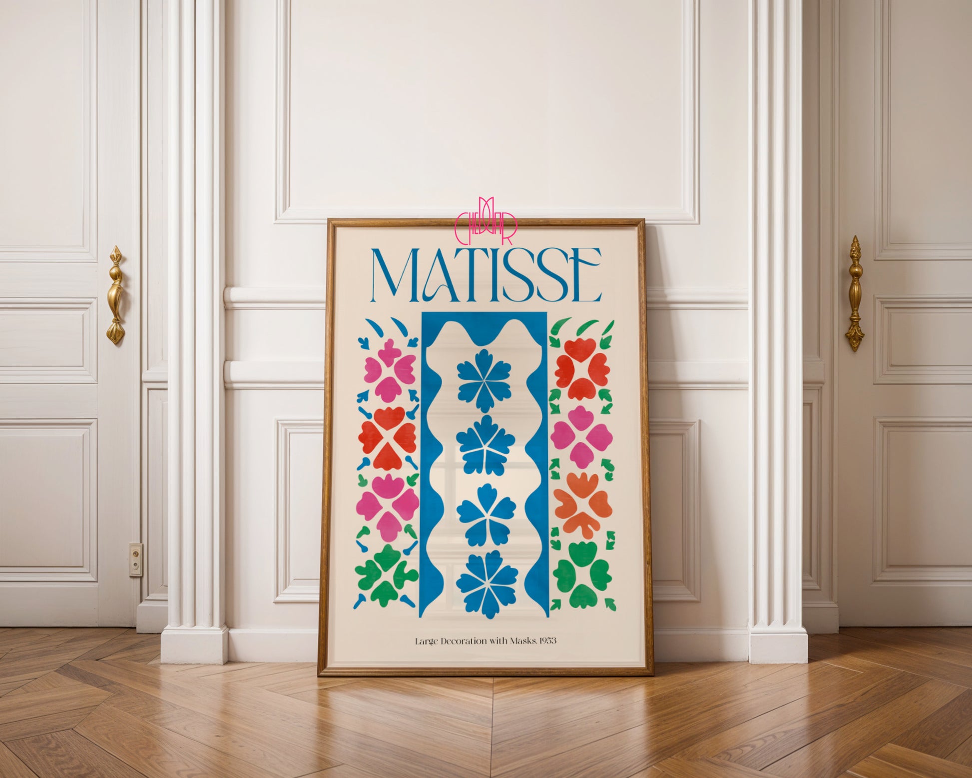 Matisse – Large Decoration with Masks (1953) | Plakat Galeryjny Cut-Out