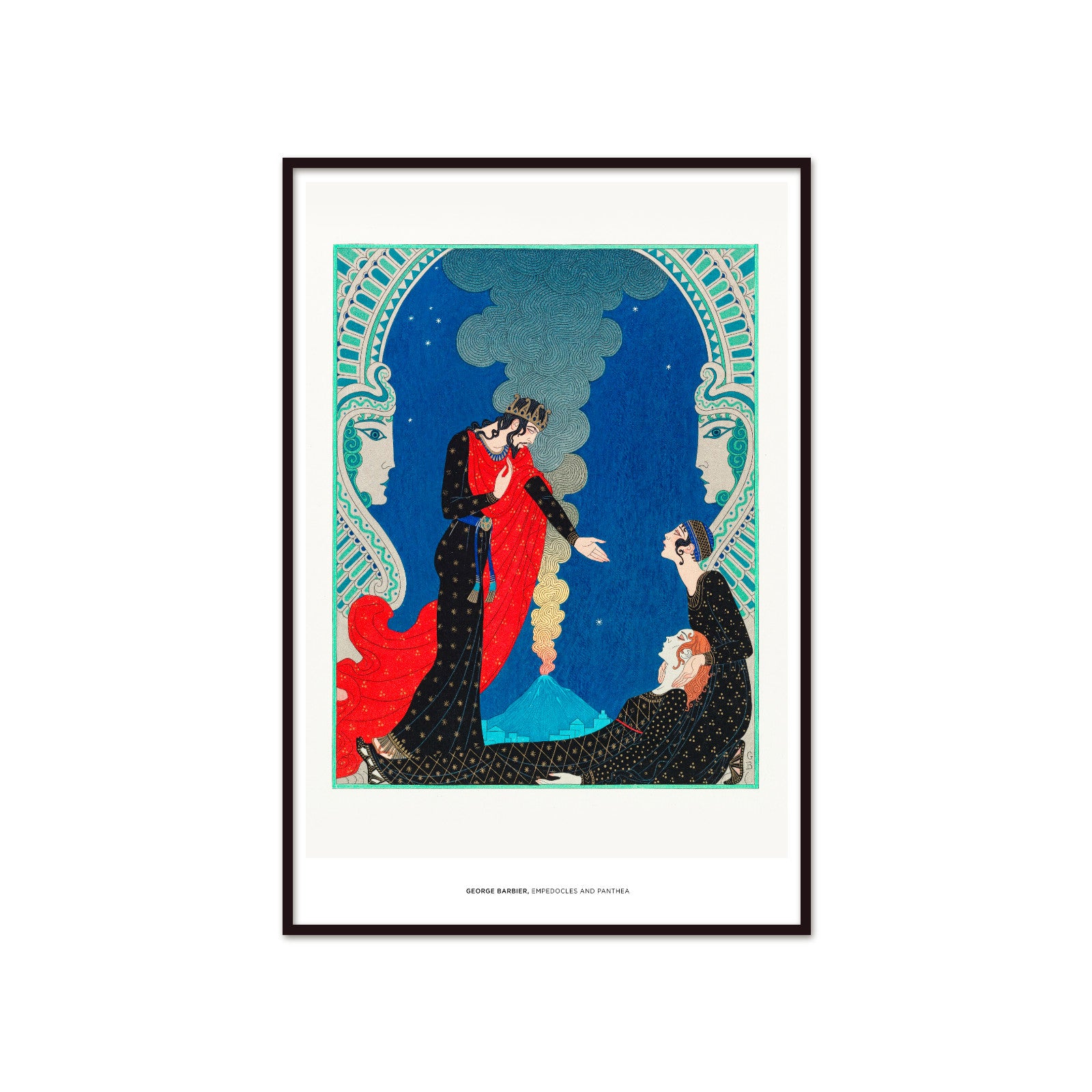 Art Déco i Mitologia – Empedokles i Panthea (George Barbier, 1923)