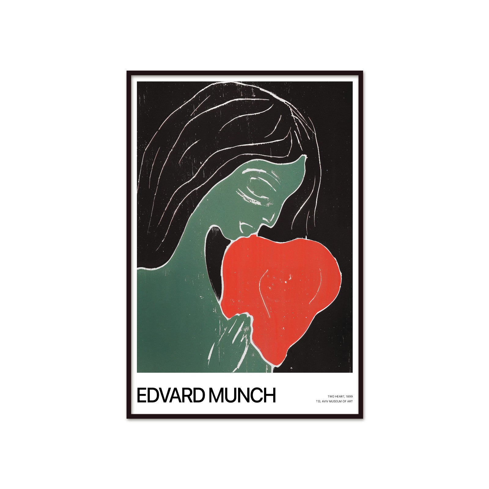 Edvard Munch – Two Human Beings (1899): Symbolizm i Melancholia Linii