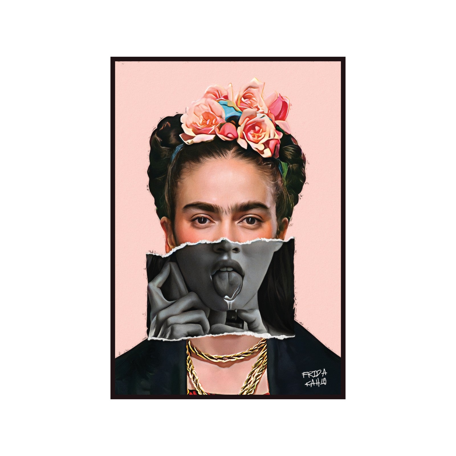 Plakat "Frida Kahlo- portret", awangarda, sztuka współczesna