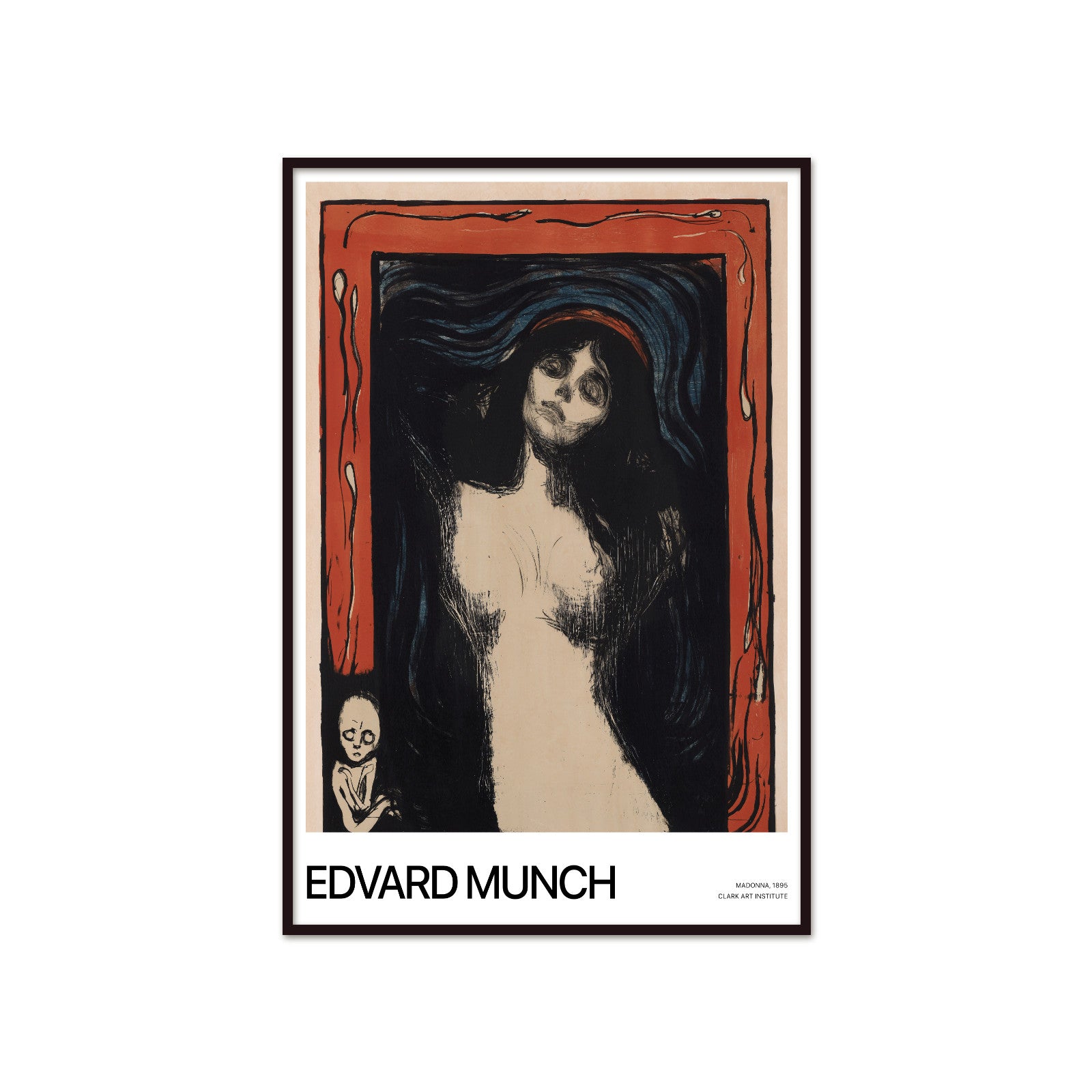 Edvard Munch – Madonna (1895): Mistycyzm i Ekspresja Symbolizmu