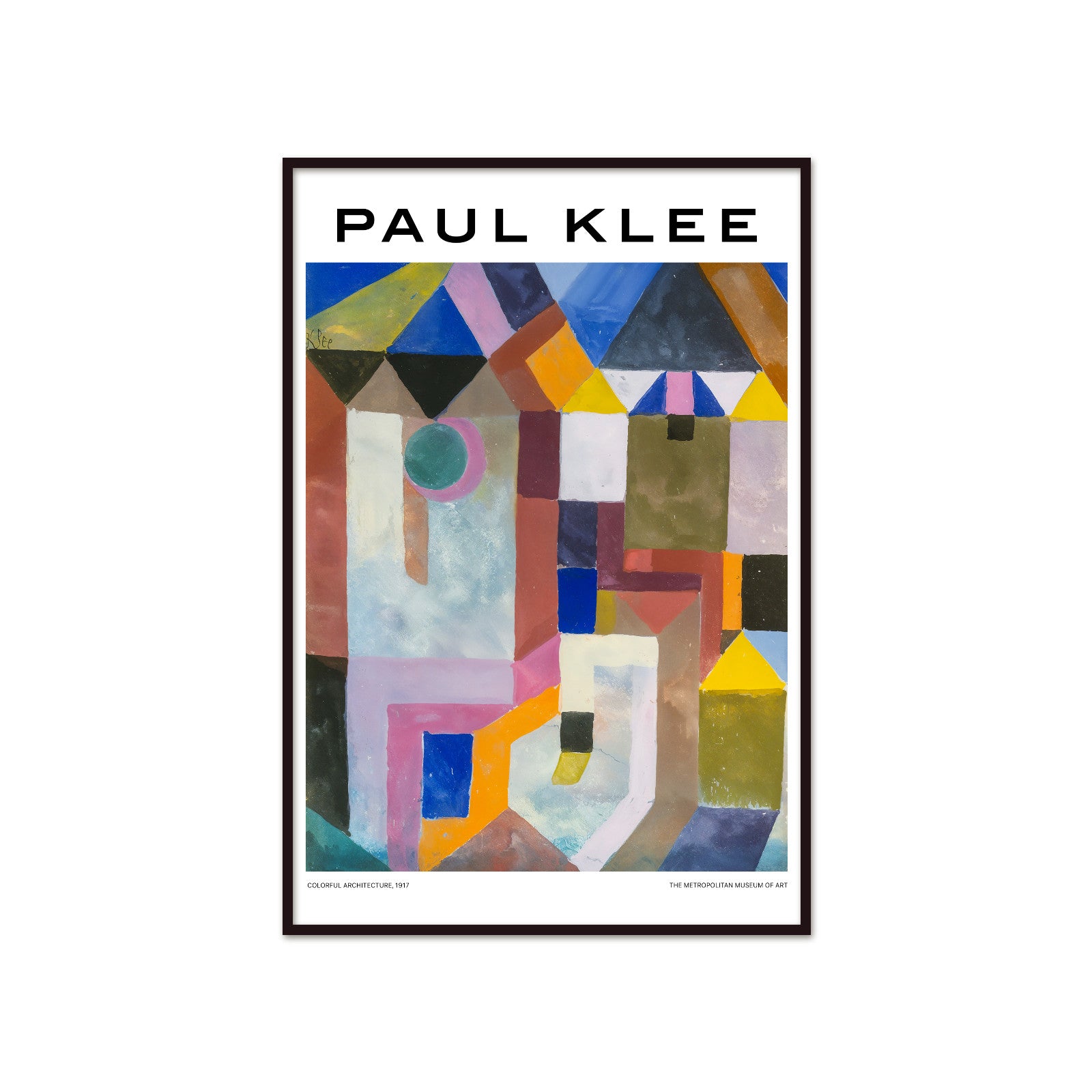 Paul Klee – Colorful Architecture (1917): Geometryczna Symfonia