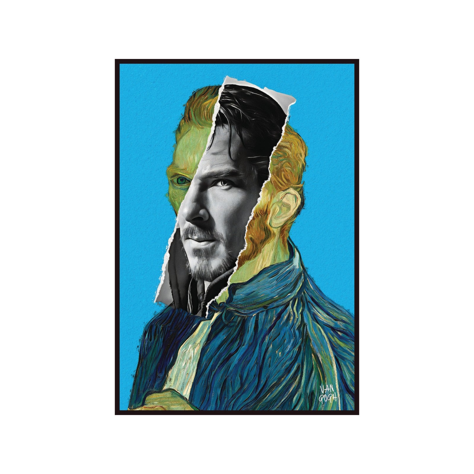 Plakat "Autoportret Vincent van Gogh" sztuka współczesna, awangardowa