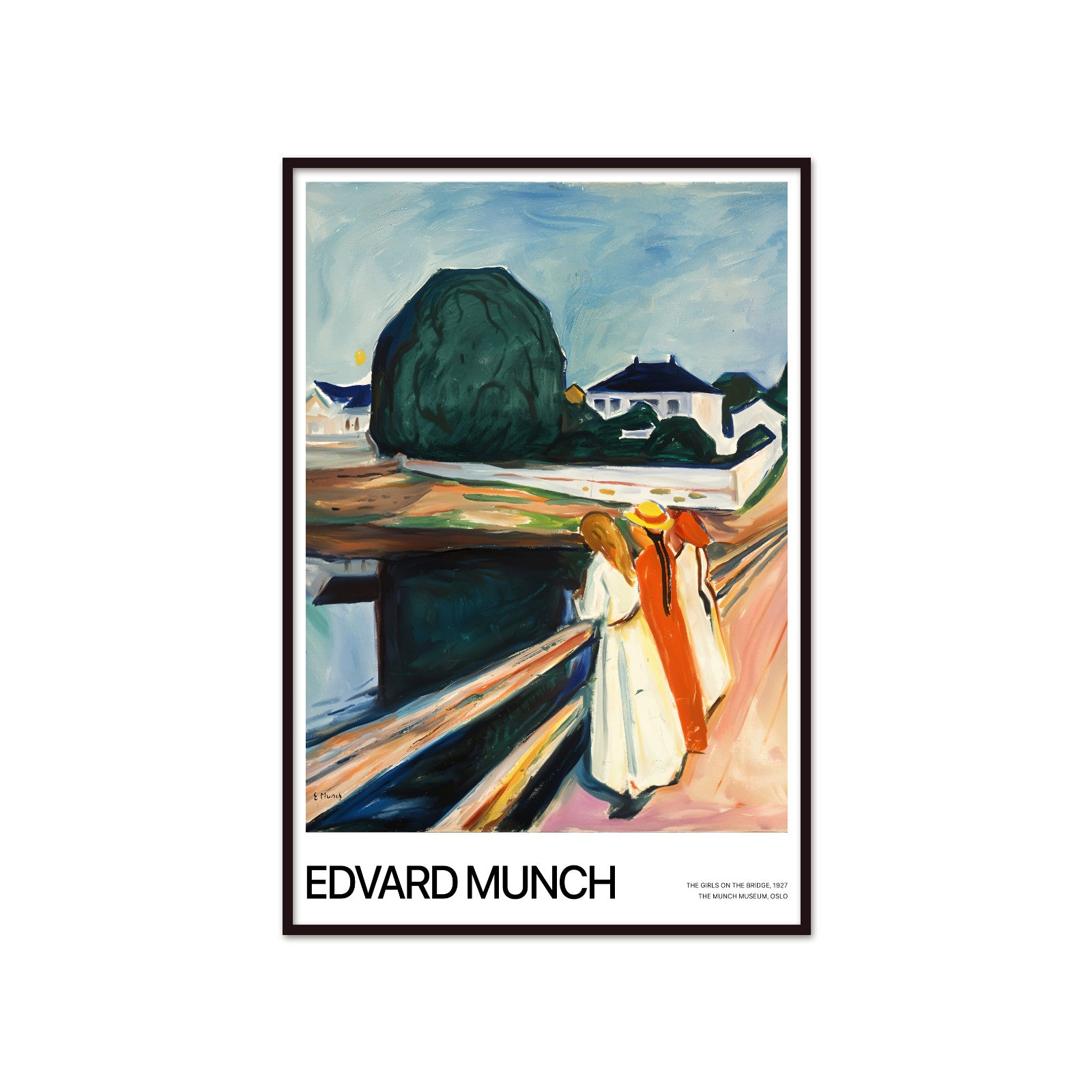Edvard Munch – The Girls on the Bridge (1927): Harmonia Koloru i Ekspresji