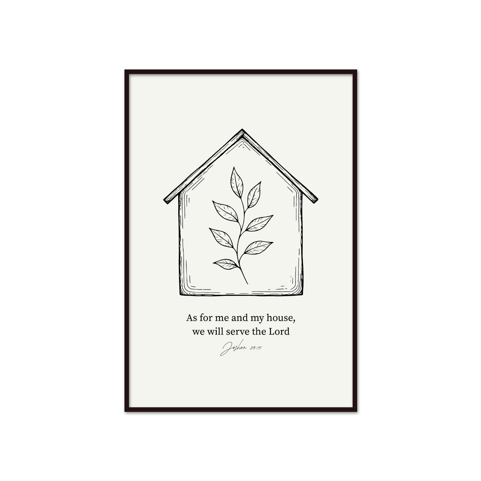 Joshua 24:15 – As for Me and My House: Minimalizm z Przesłaniem