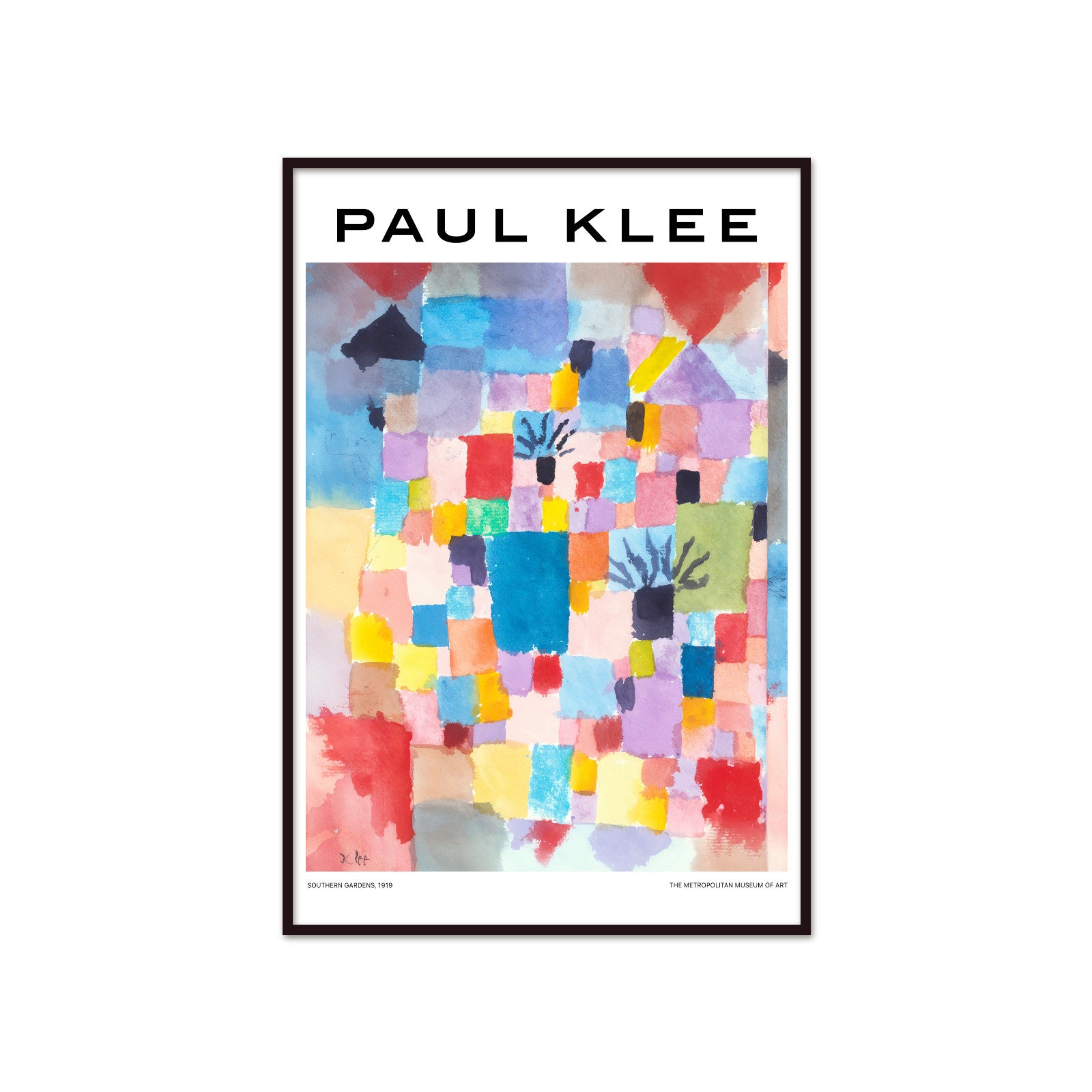 Paul Klee – Southern Gardens (1919): Abstrakcyjna Mozaika Światła