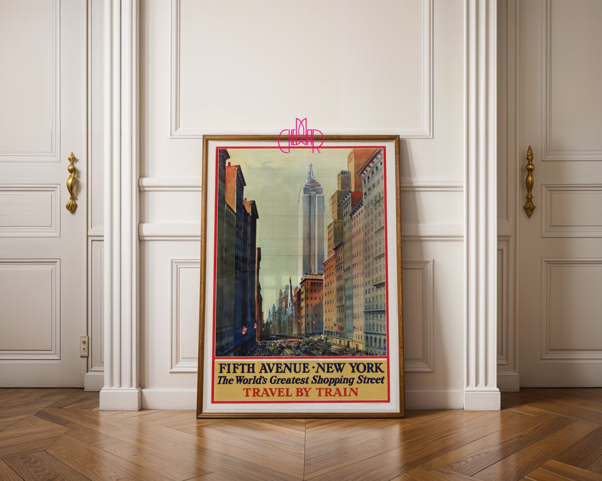 Plakat Retro – Fifth Avenue, New York – The World’s Greatest Shopping Street, 1920s