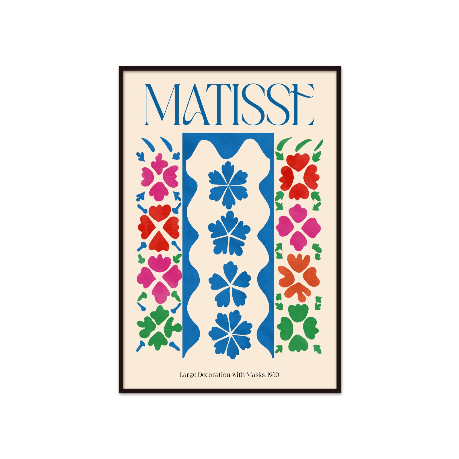 Matisse – Large Decoration with Masks (1953) | Plakat Galeryjny Cut-Out