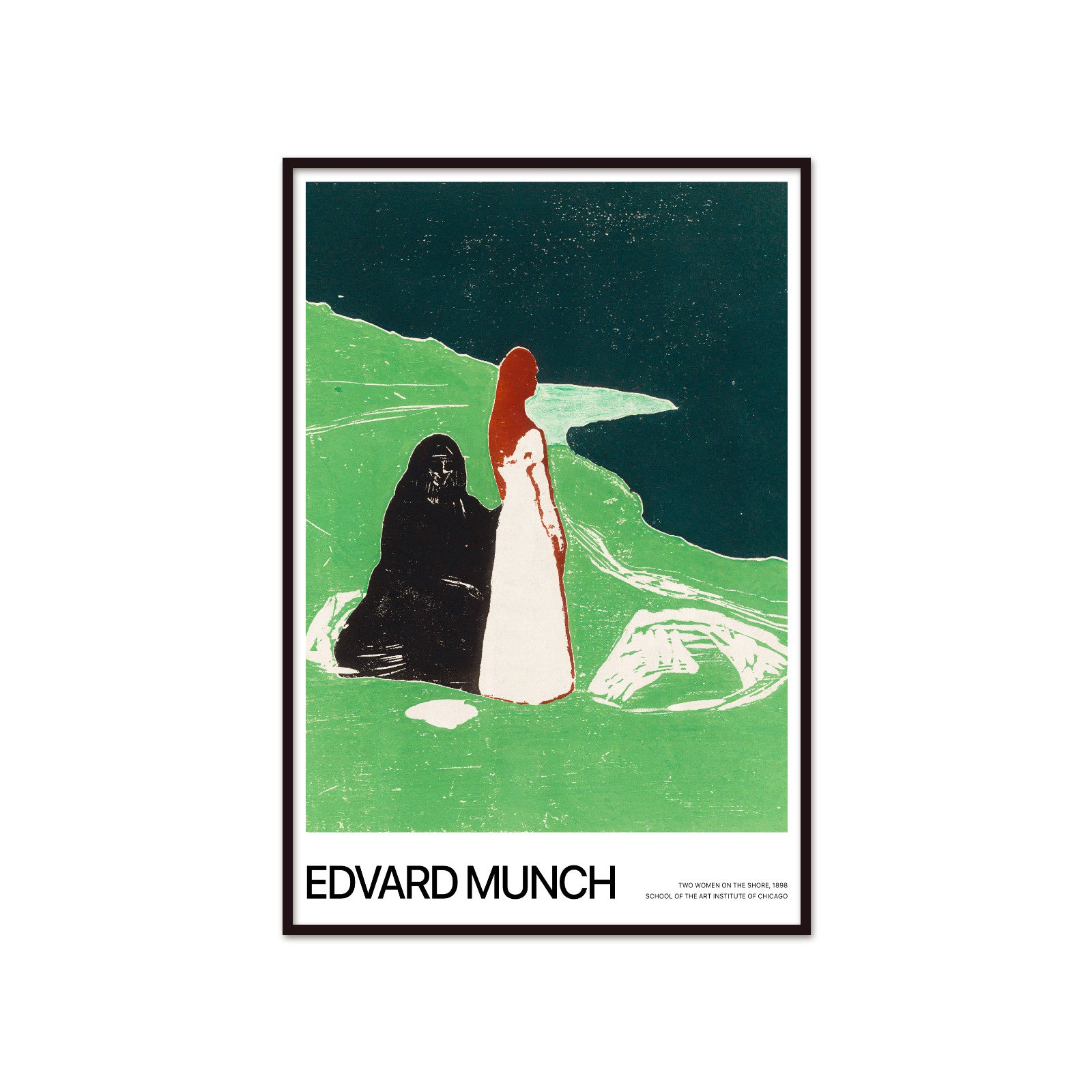 Edvard Munch – Two Women on the Shore (1898): Symbolizm i Tajemnica Istnienia