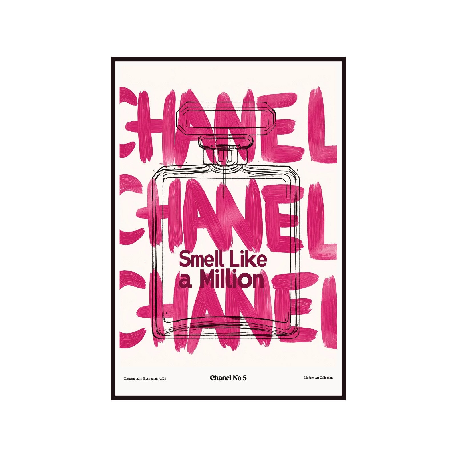 Plakat no.5, Chanel, Small lika a Million, humorystyczny