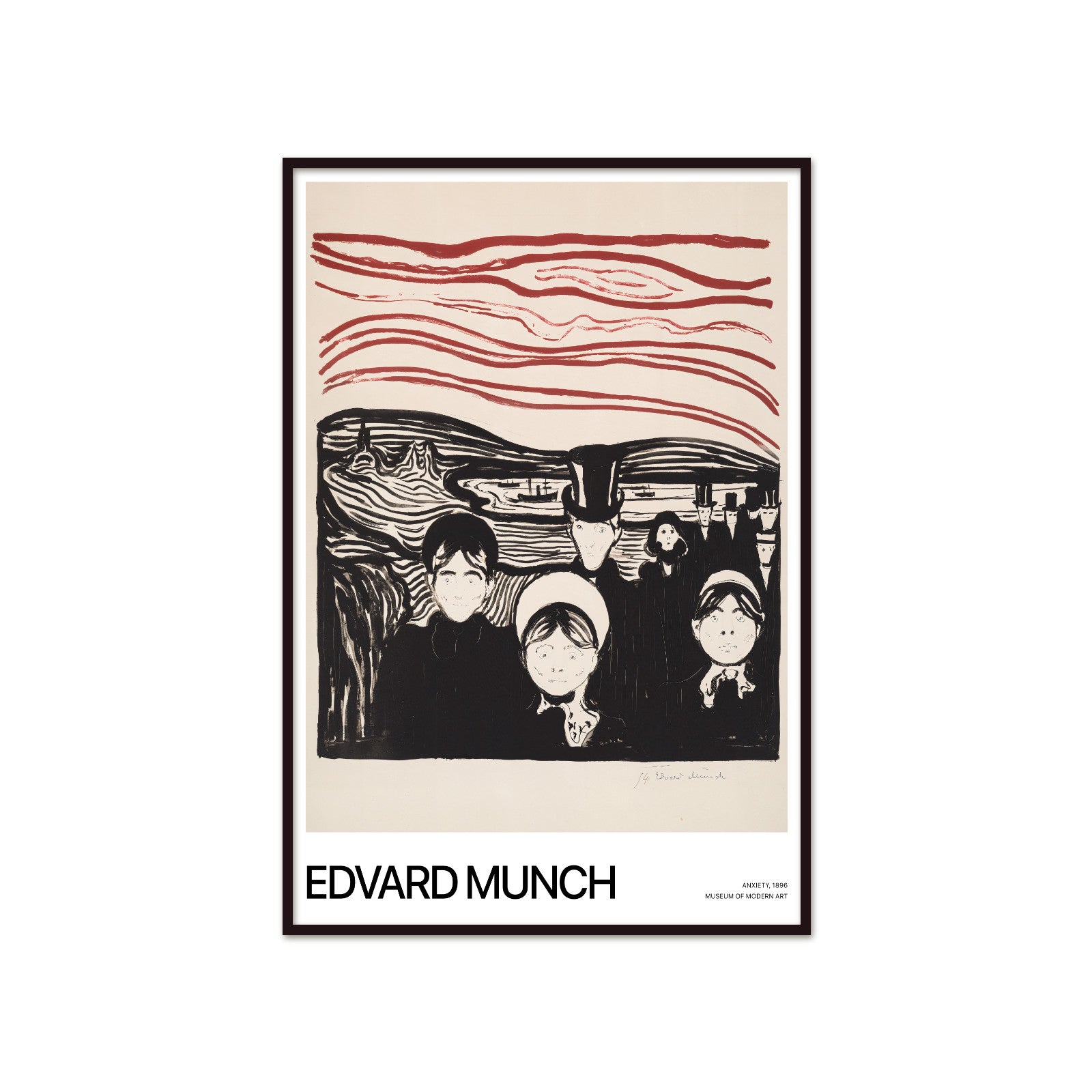 Edvard Munch – Anxiety (1896): Ekspresja Duszy i Niepokój Istnienia