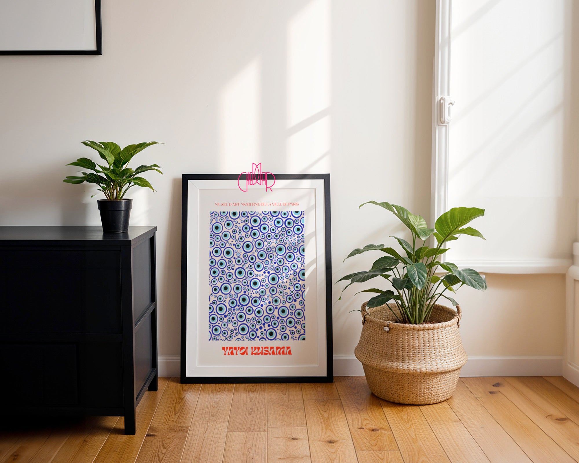 Plakat Yayoi Kusama, Evil Eye Pattern, Musée d’Art Moderne de la Ville de Paris