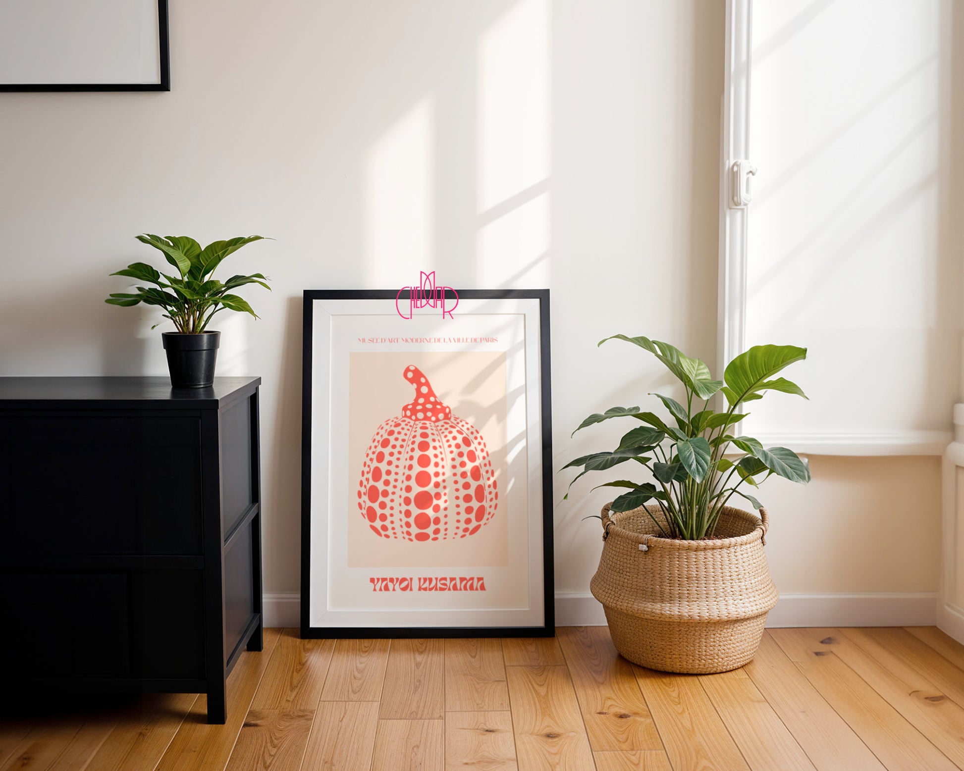 Plakat Yayoi Kusama, Red Pumpkin, Contemporary Art Museum