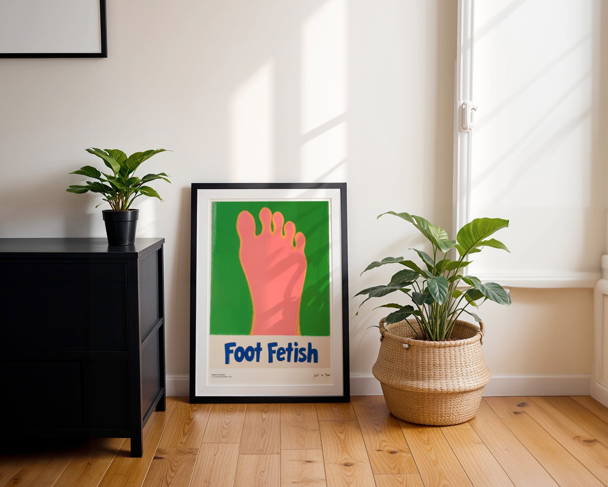 Plakat „Foot Fetish” – Odważny Akcent dla Kolekcjonerów Osobliwości!