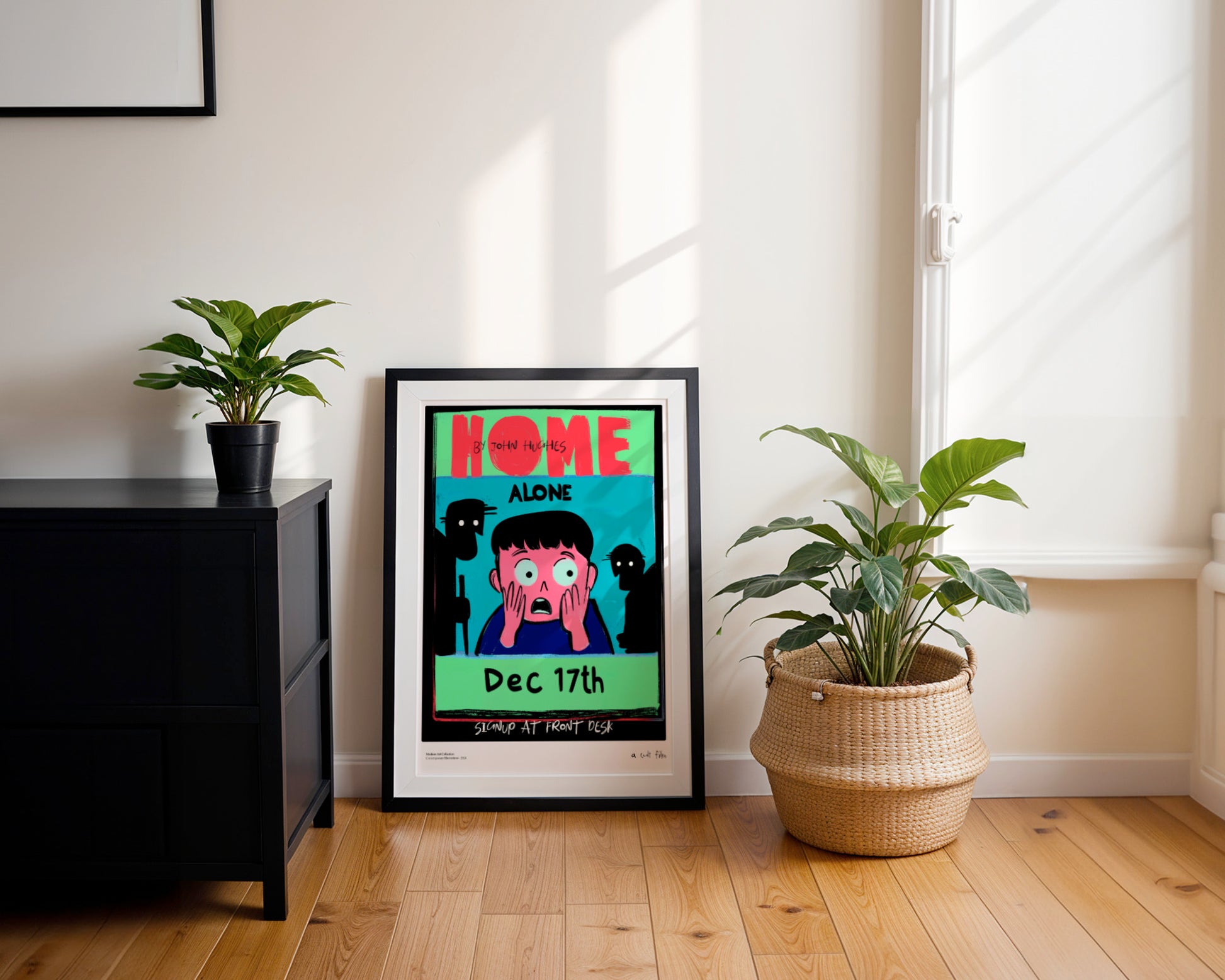 Plakat „Home Alone” – Kultowa historia w nowoczesnym wydaniu!