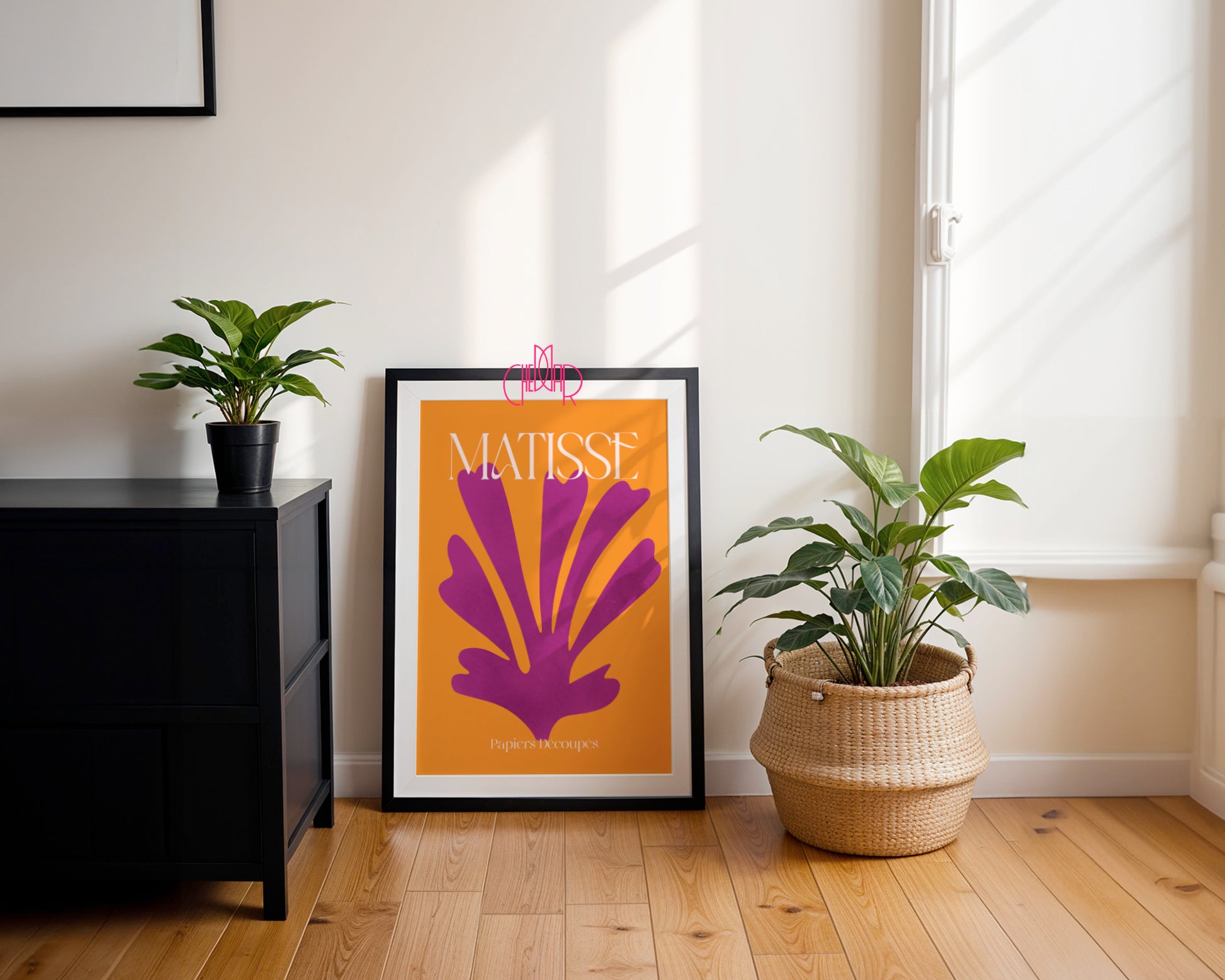 Plakat „Purple Bloom” – Eksplozja barw w Twojej domowej galerii