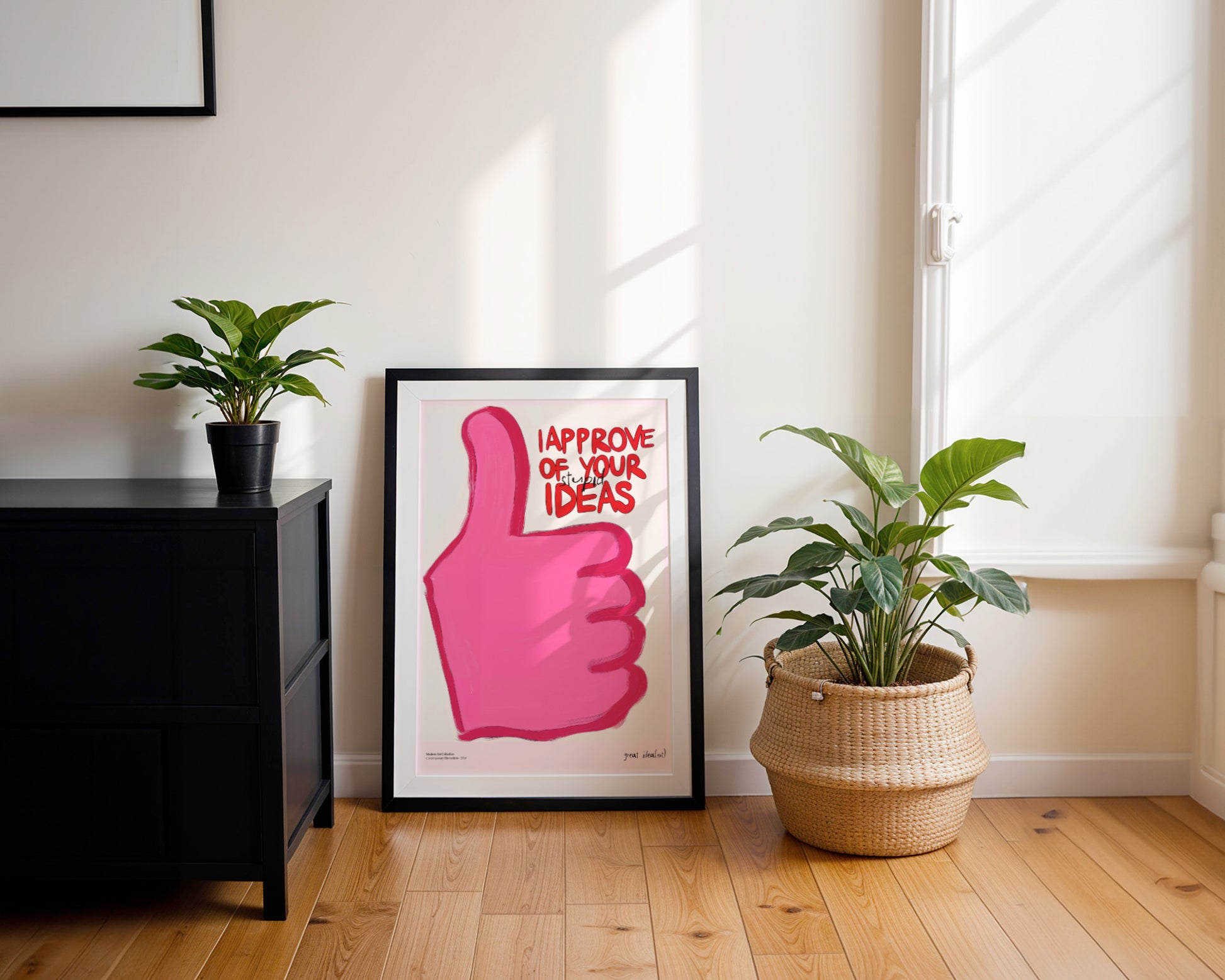 Plakat „I Approve” – Ironiczna Pochwała Twoich Najbardziej Szalonych Pomysłów!