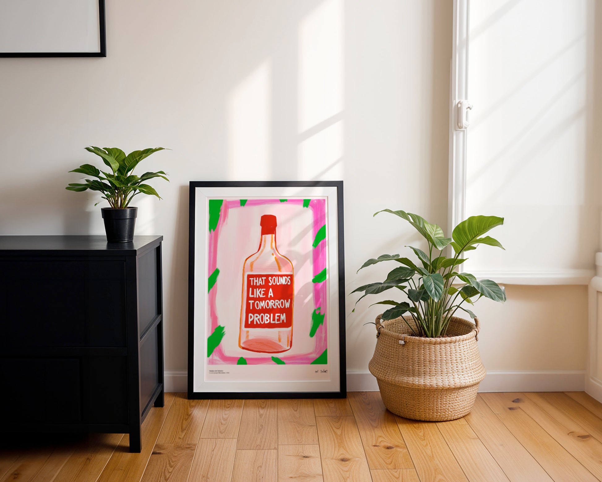 Plakat „Tomorrow Problem” – Manifest Relaksu w Twoim Wnętrzu!
