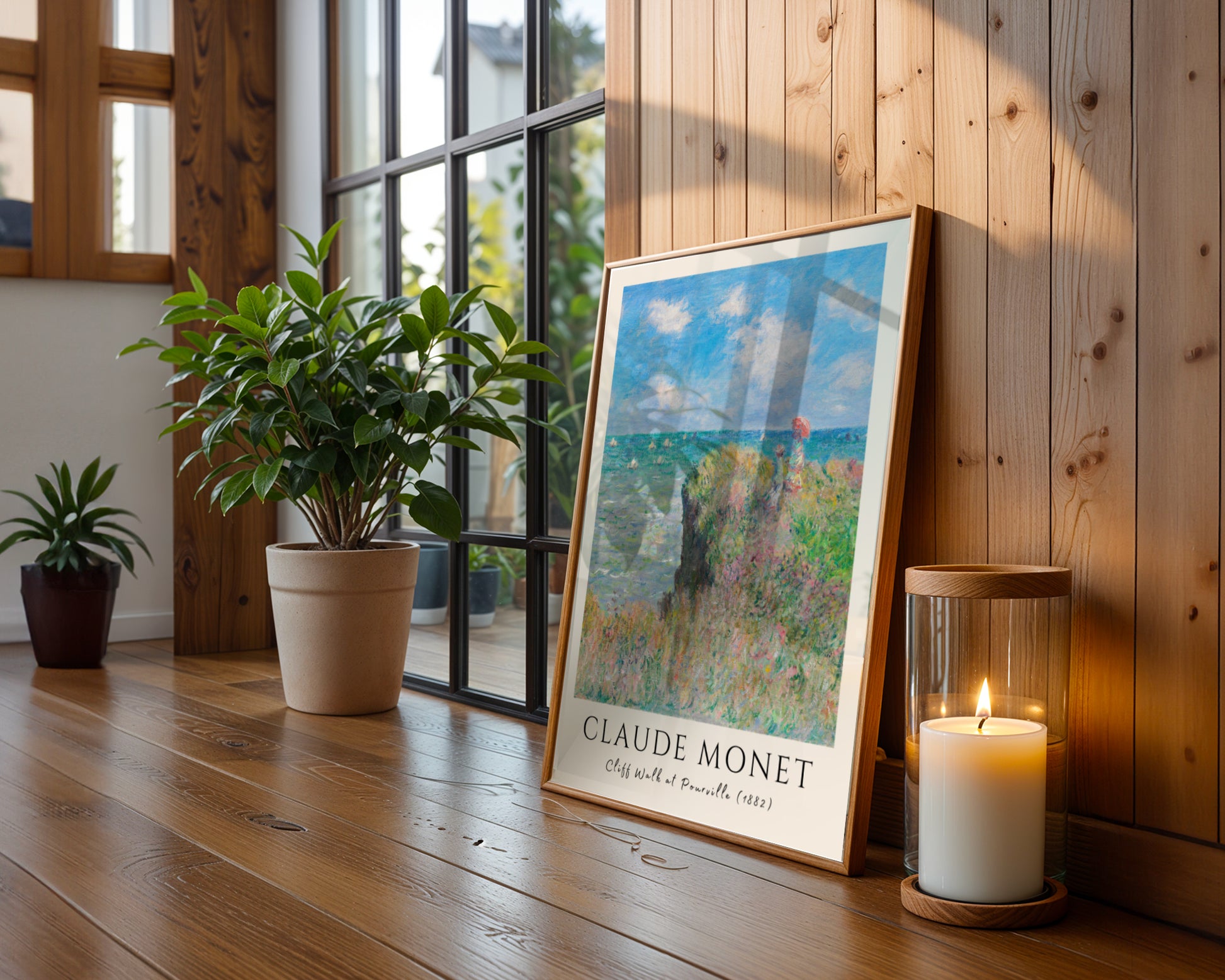 Claude Monet – Cliff Walk at Pourville