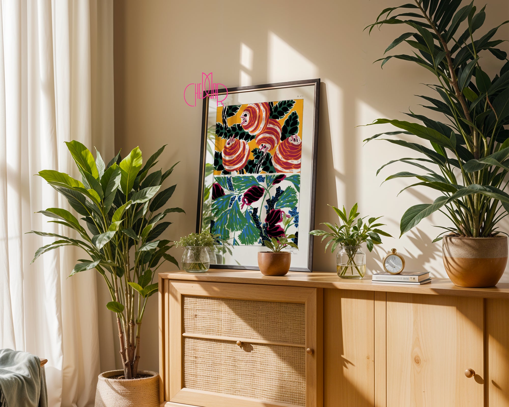 E.A. Séguy: Vintage Textile & Floral Study