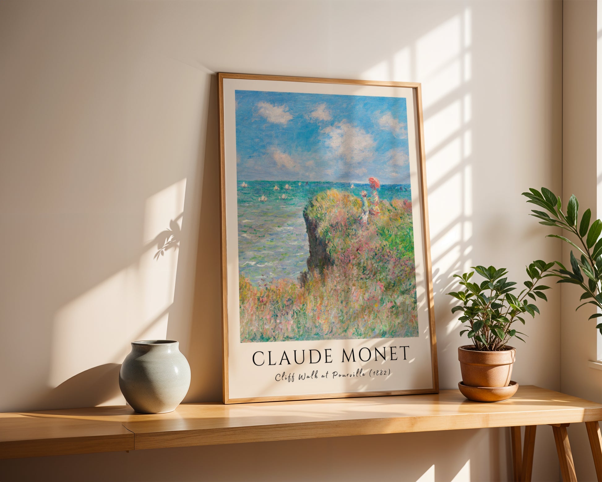 Claude Monet – Cliff Walk at Pourville