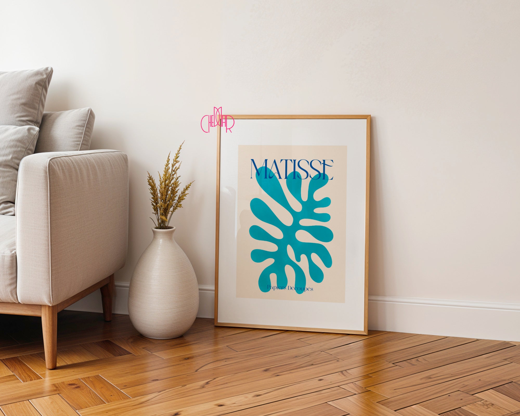 Abstract Coral – Henri Matisse, Papiers Découpés