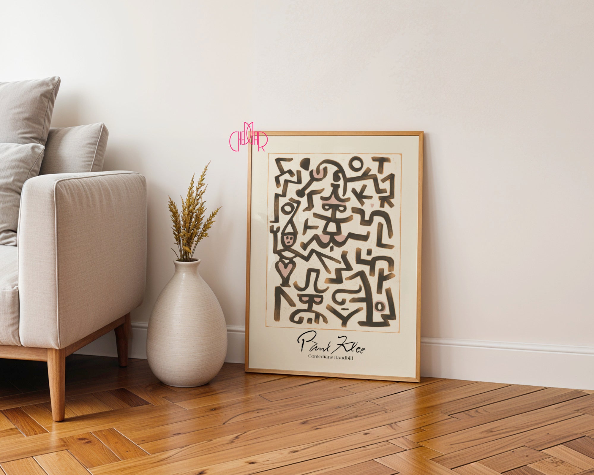 Figuratywny Labirynt: Comedians Handbill – Paul Klee, Avant-Garde Abstract