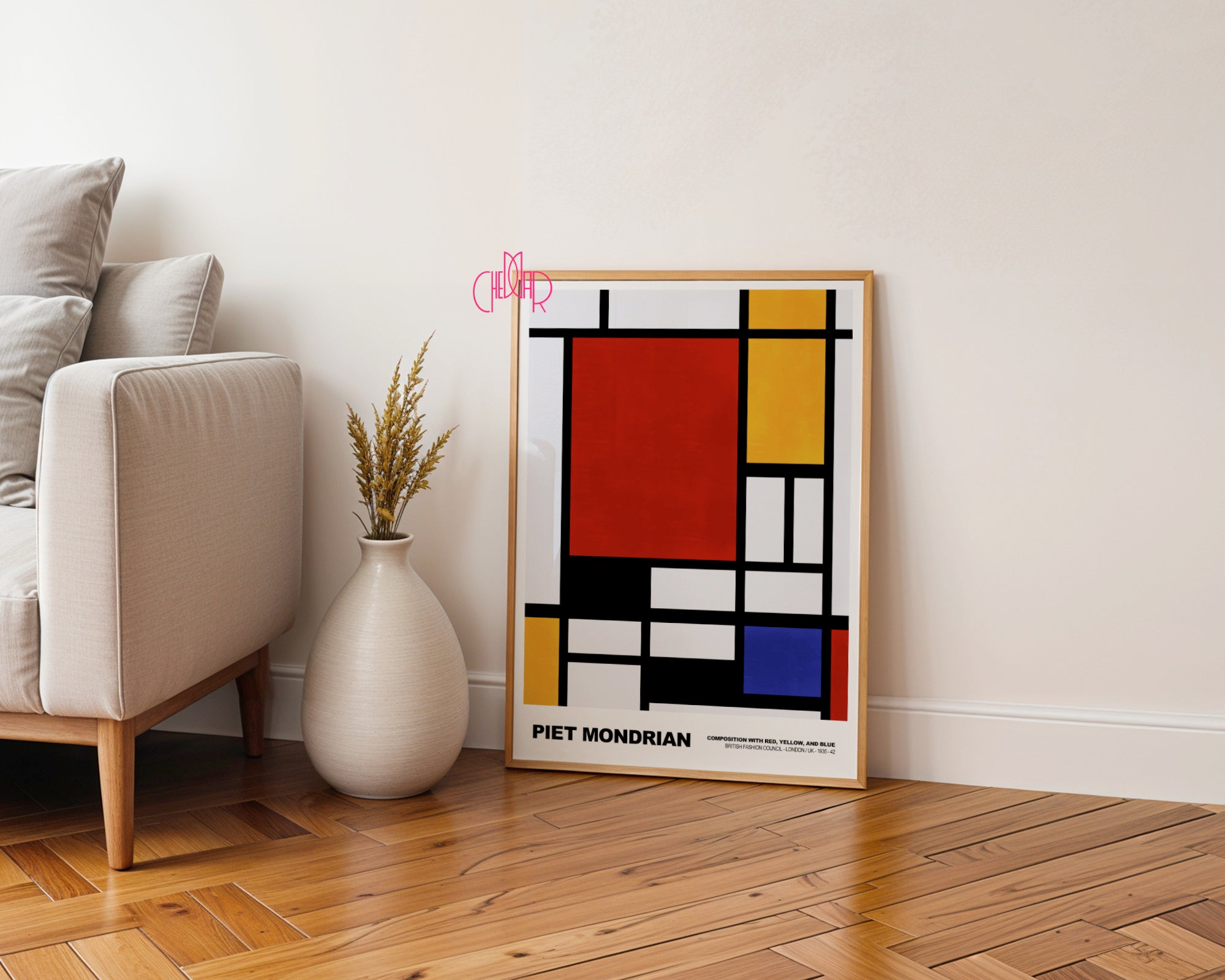 Complex Modrian Art Piet Mondrian – Cheddar Art
