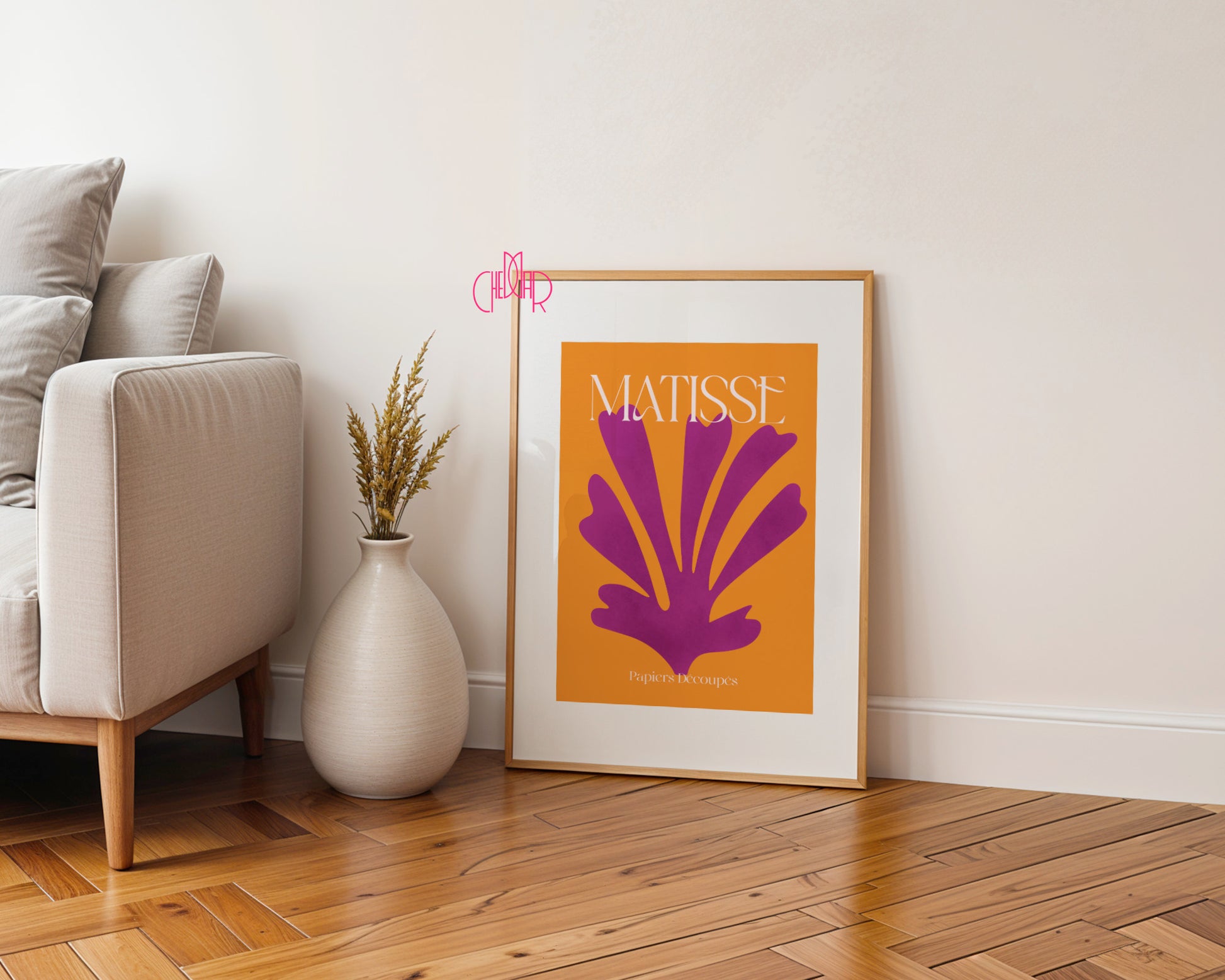 Plakat „Purple Bloom” – Eksplozja barw w Twojej domowej galerii