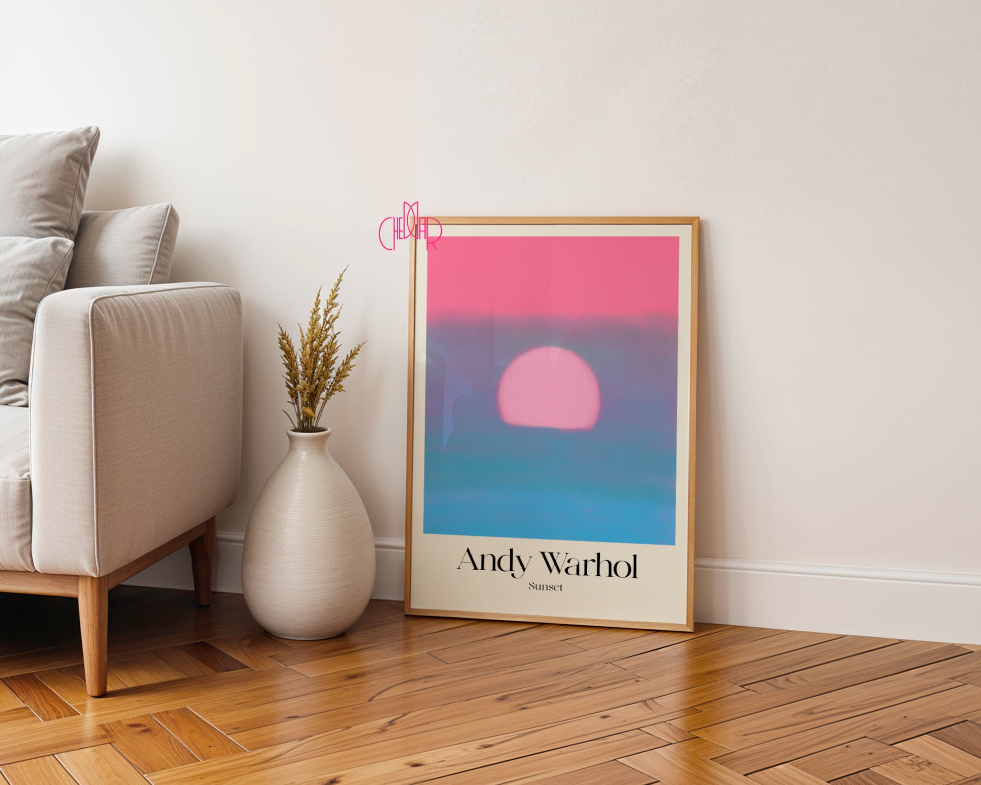 Lazurowy Zmierzch: Sunset – Andy Warhol, Pop Art Aesthetic