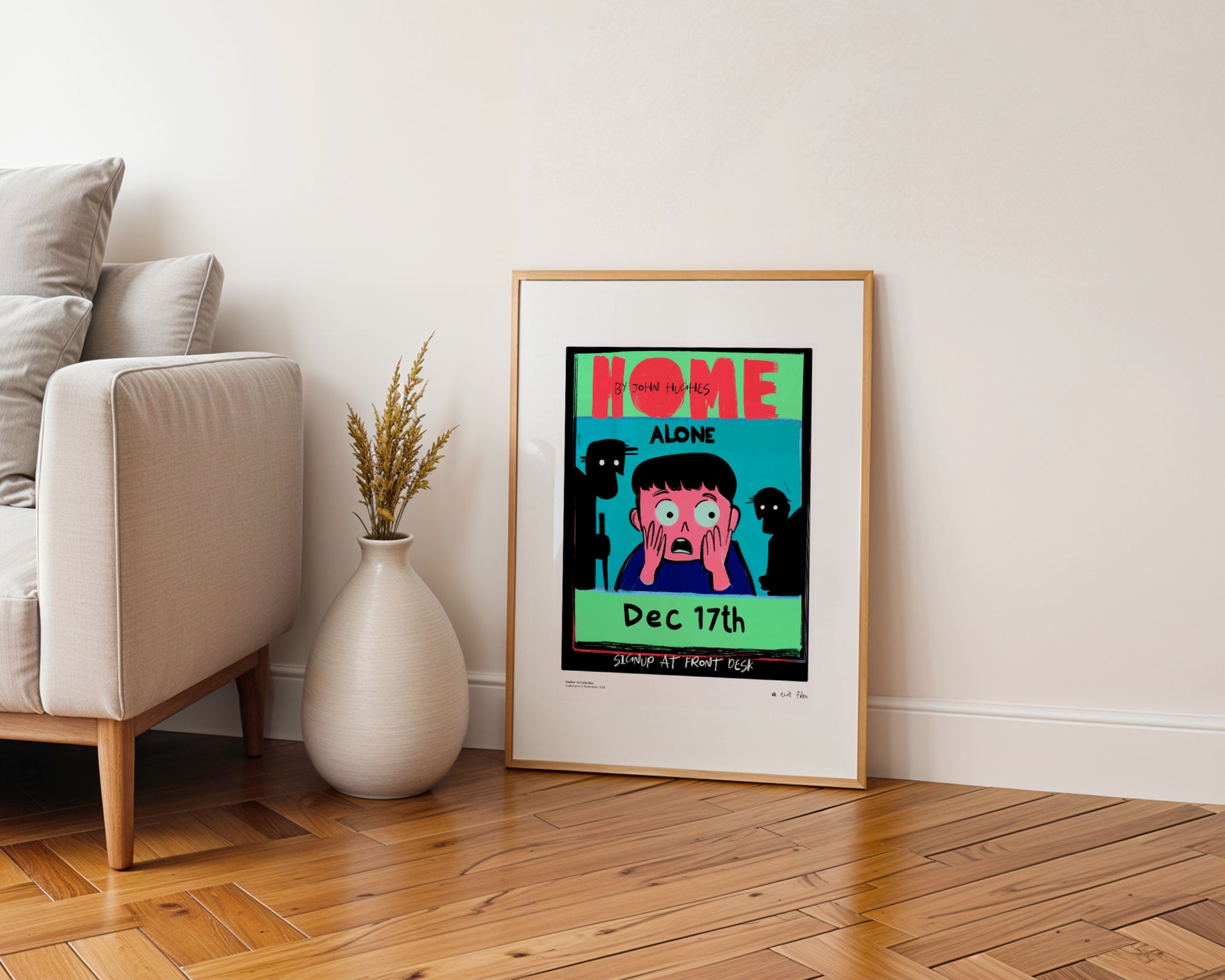 Plakat „Home Alone” – Kultowa historia w nowoczesnym wydaniu!