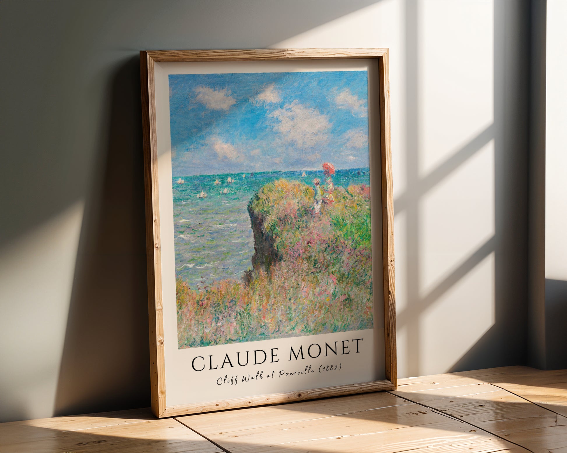 Claude Monet – Cliff Walk at Pourville