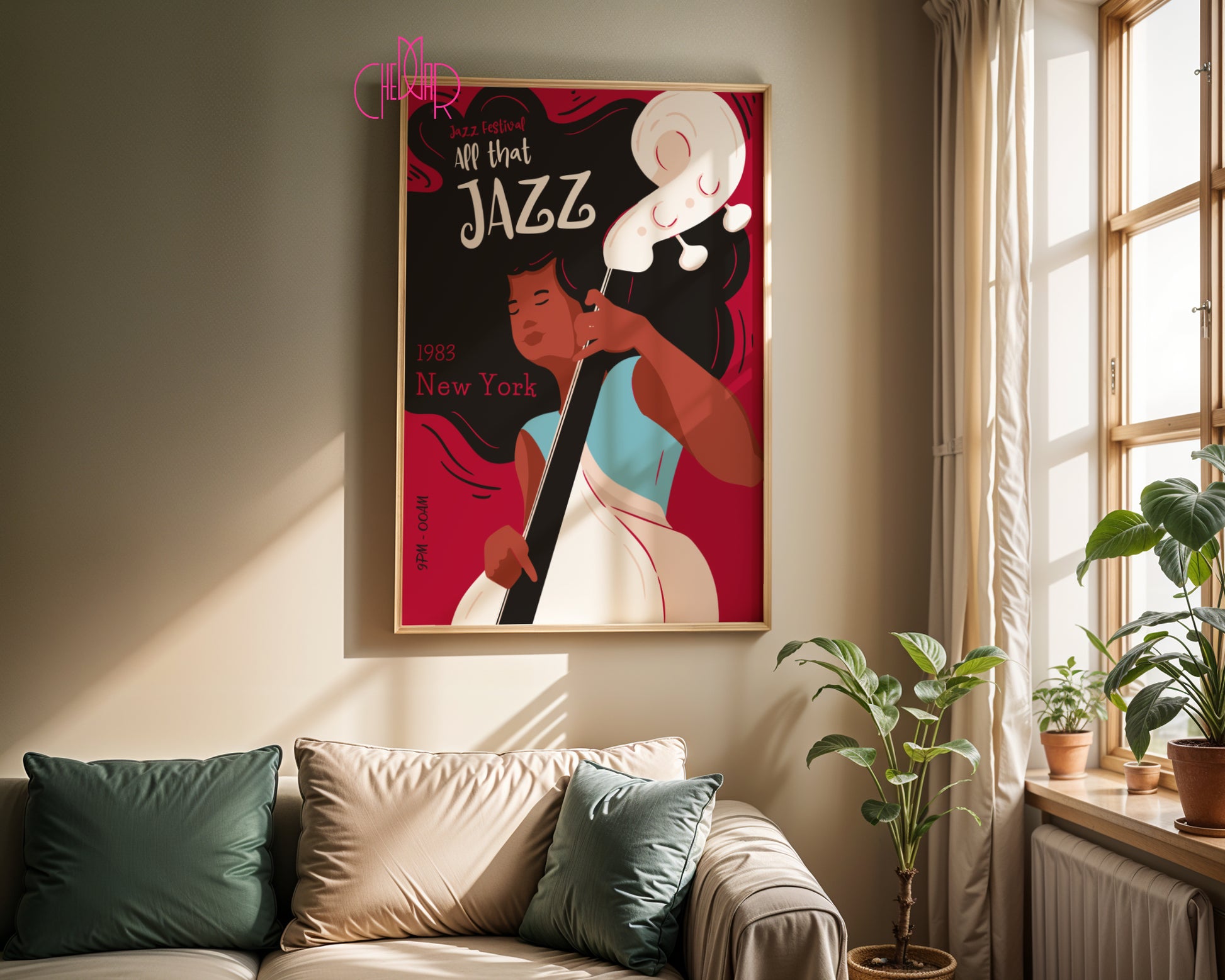 Plakat muzyczny All That Jazz Festiwal Jazzowy Nowy York 1983