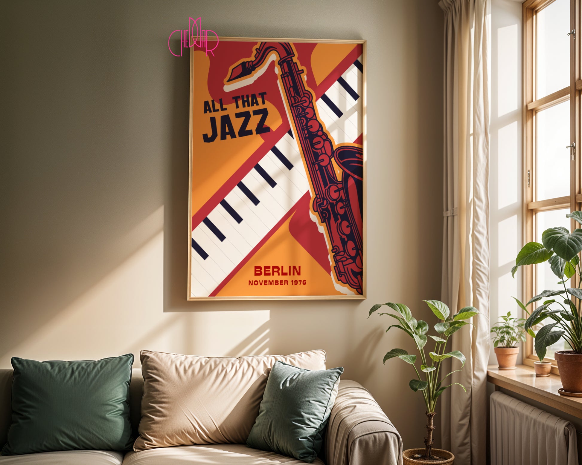 Plakat muzyczny z serii All That Jazz, Berlin 1976