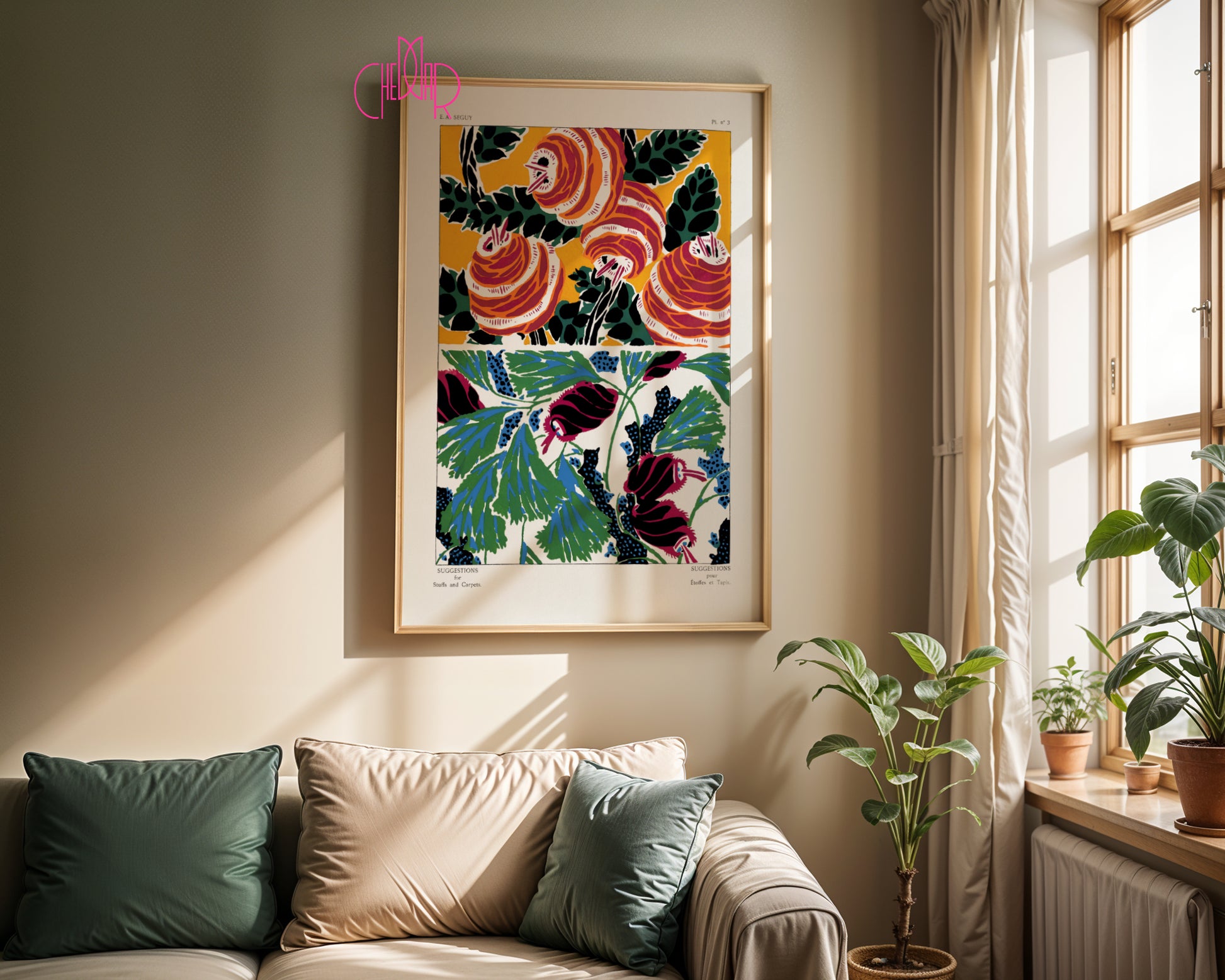 E.A. Séguy: Vintage Textile & Floral Study