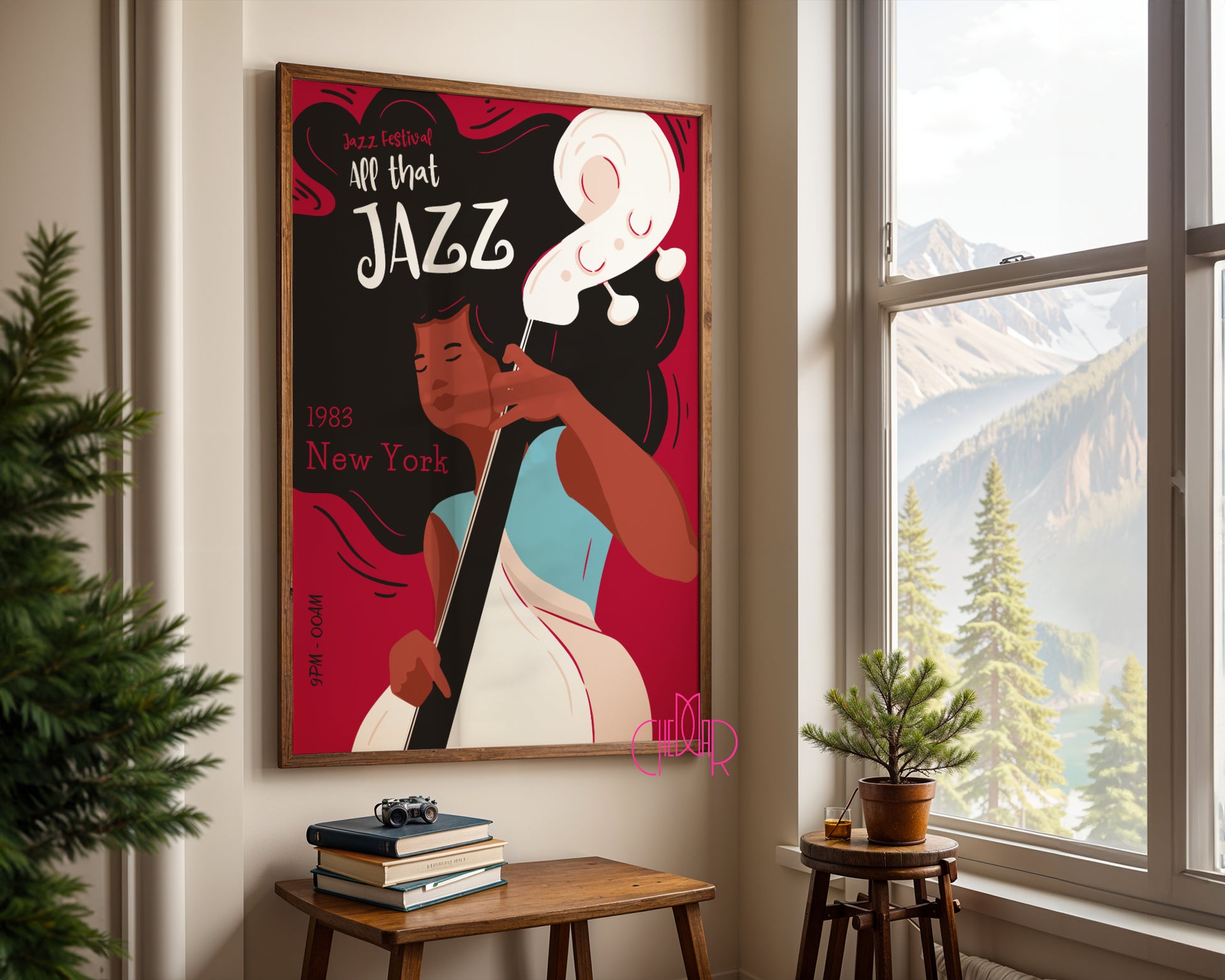 Plakat muzyczny All That Jazz Festiwal Jazzowy Nowy York 1983